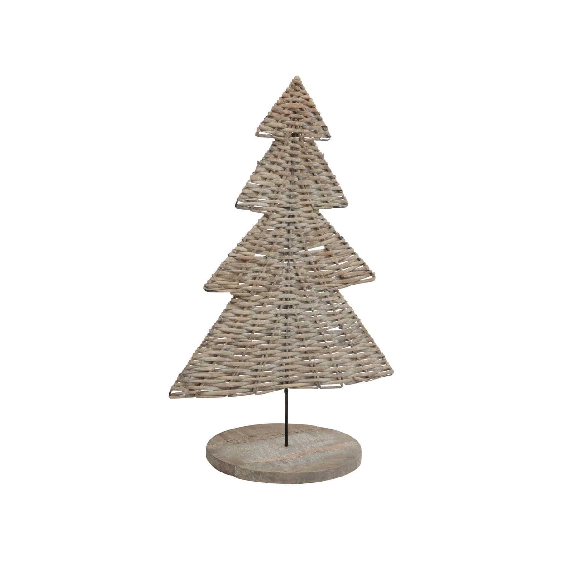The Noel Collection Wicker Tree Ornament - Sculptures & ornaments, photo 2 of 3