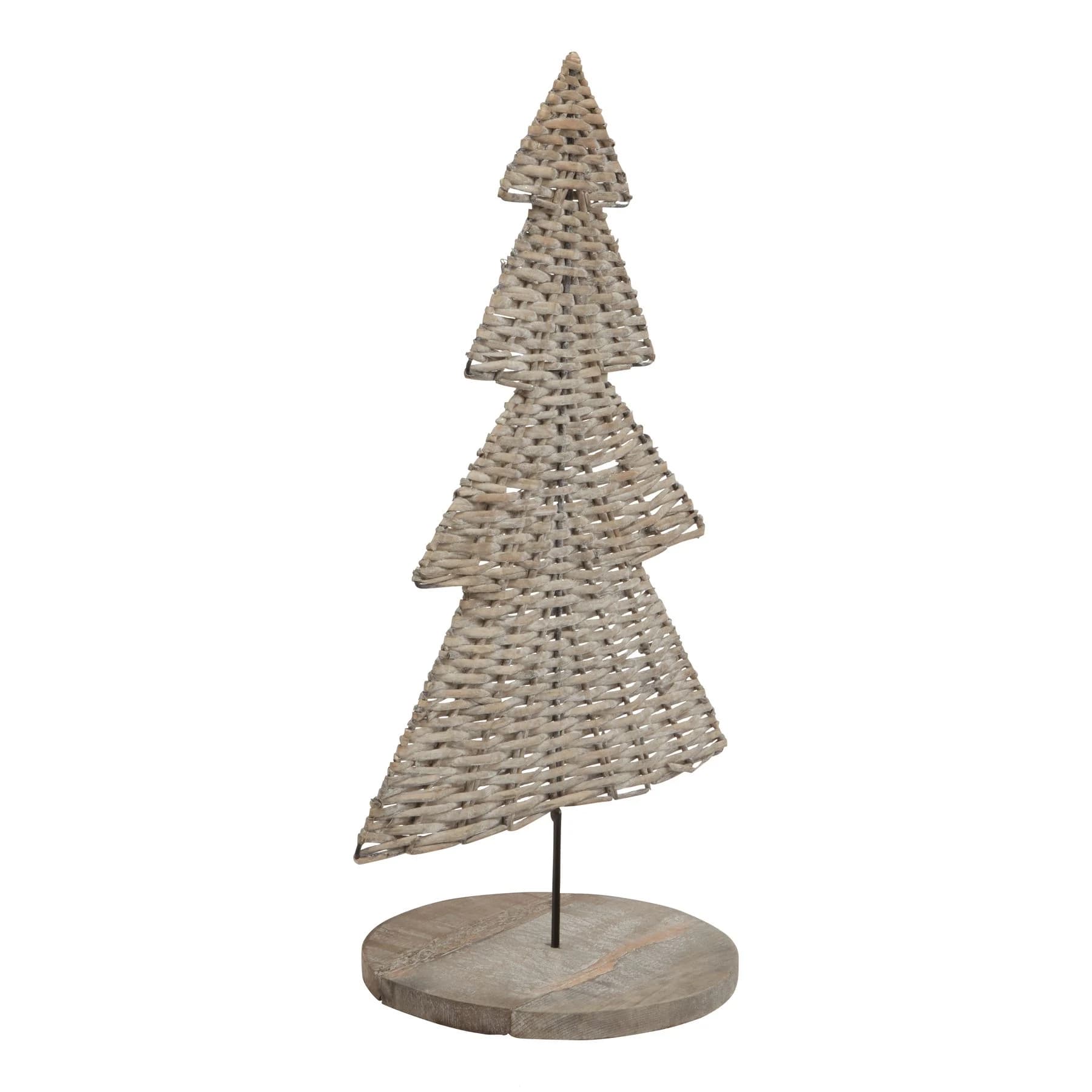 The Noel Collection Large Wicker Tree Ornament - Sculptures & ornaments, photo 3 of 4