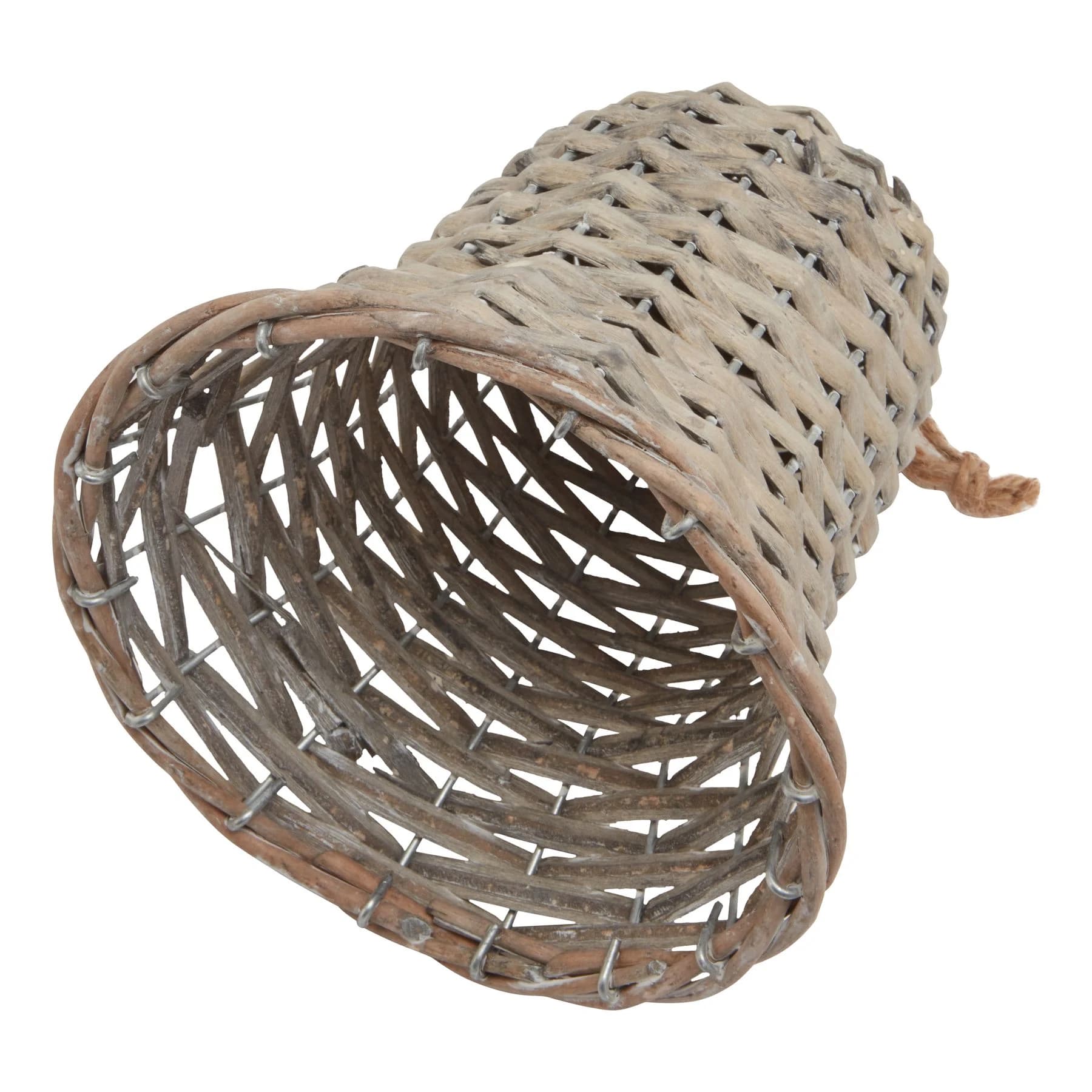 The Noel Collection Large Wicker Bell Decoration - Sculptures & ornaments, photo 4 of 5