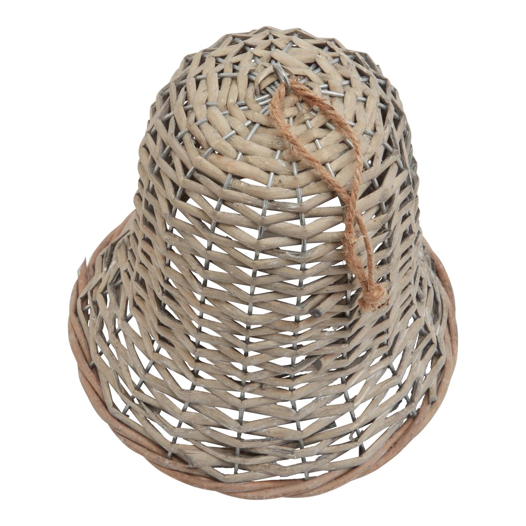 The Noel Collection Extra Large Wicker Bell Decoration - Sculptures & ornaments, photo 4 of 4