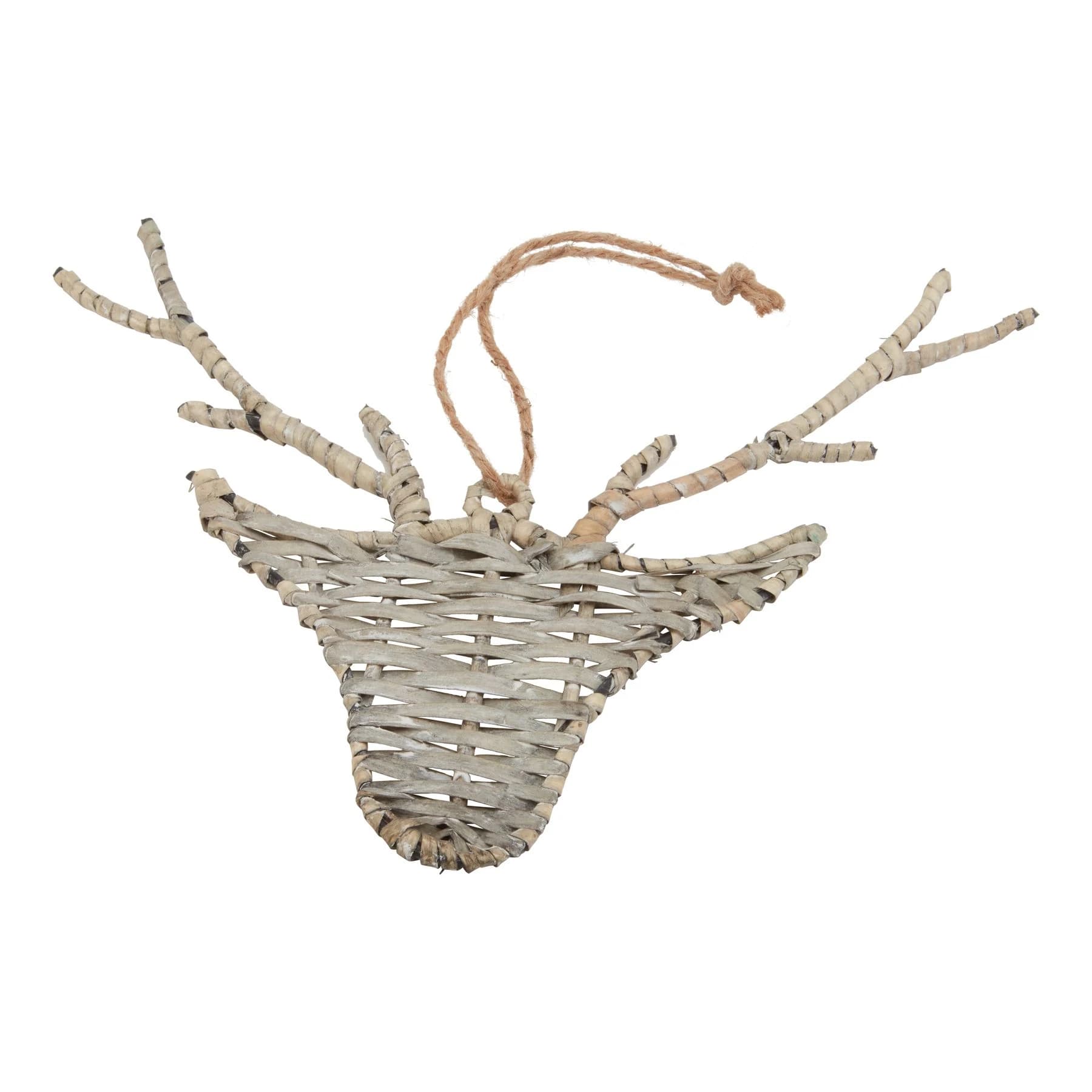 The Noel Collection Wicker Hanging Reindeer - Sculptures & ornaments, photo 2 of 2