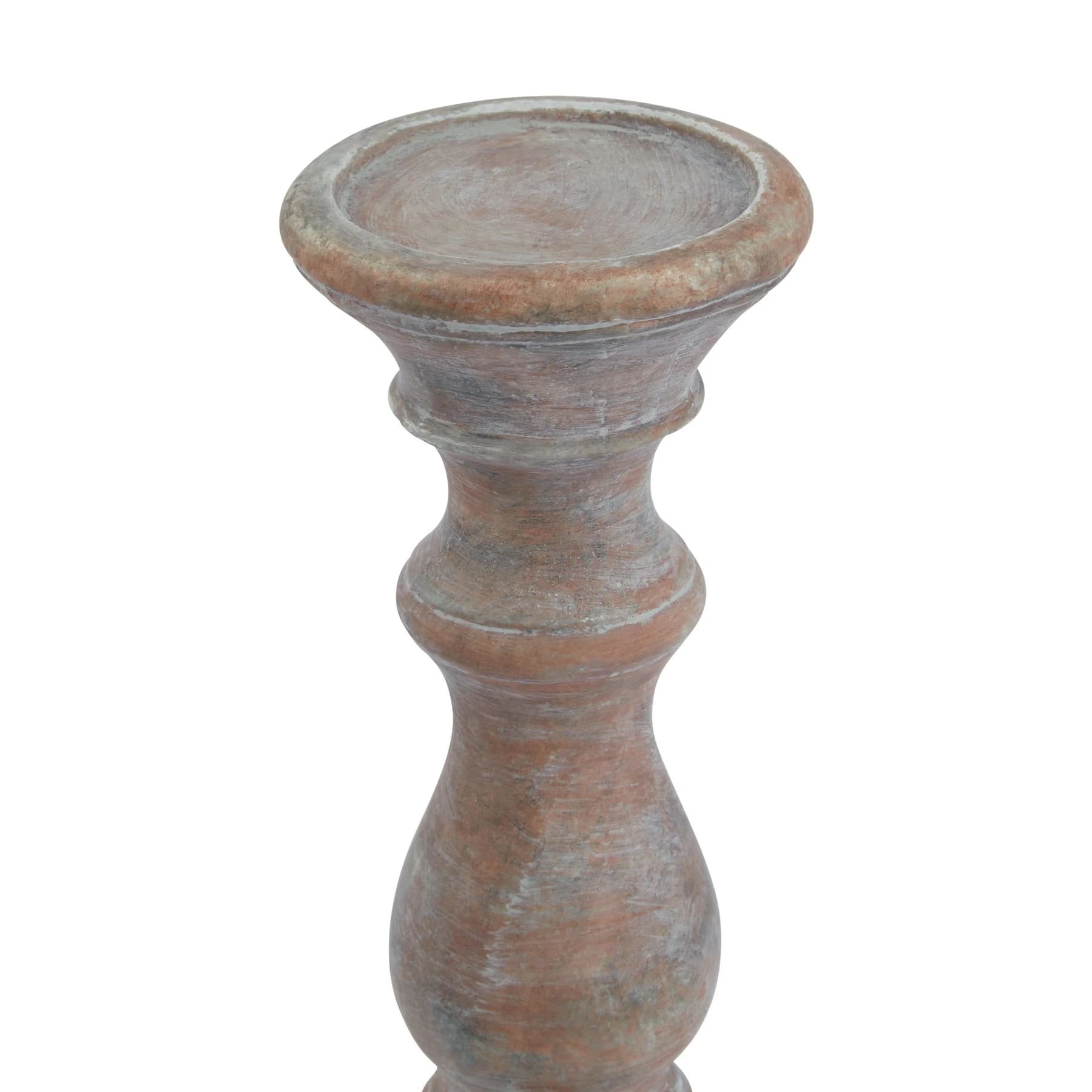 Siena Brown Column Candle Holder - Candles, photo 2 of 3