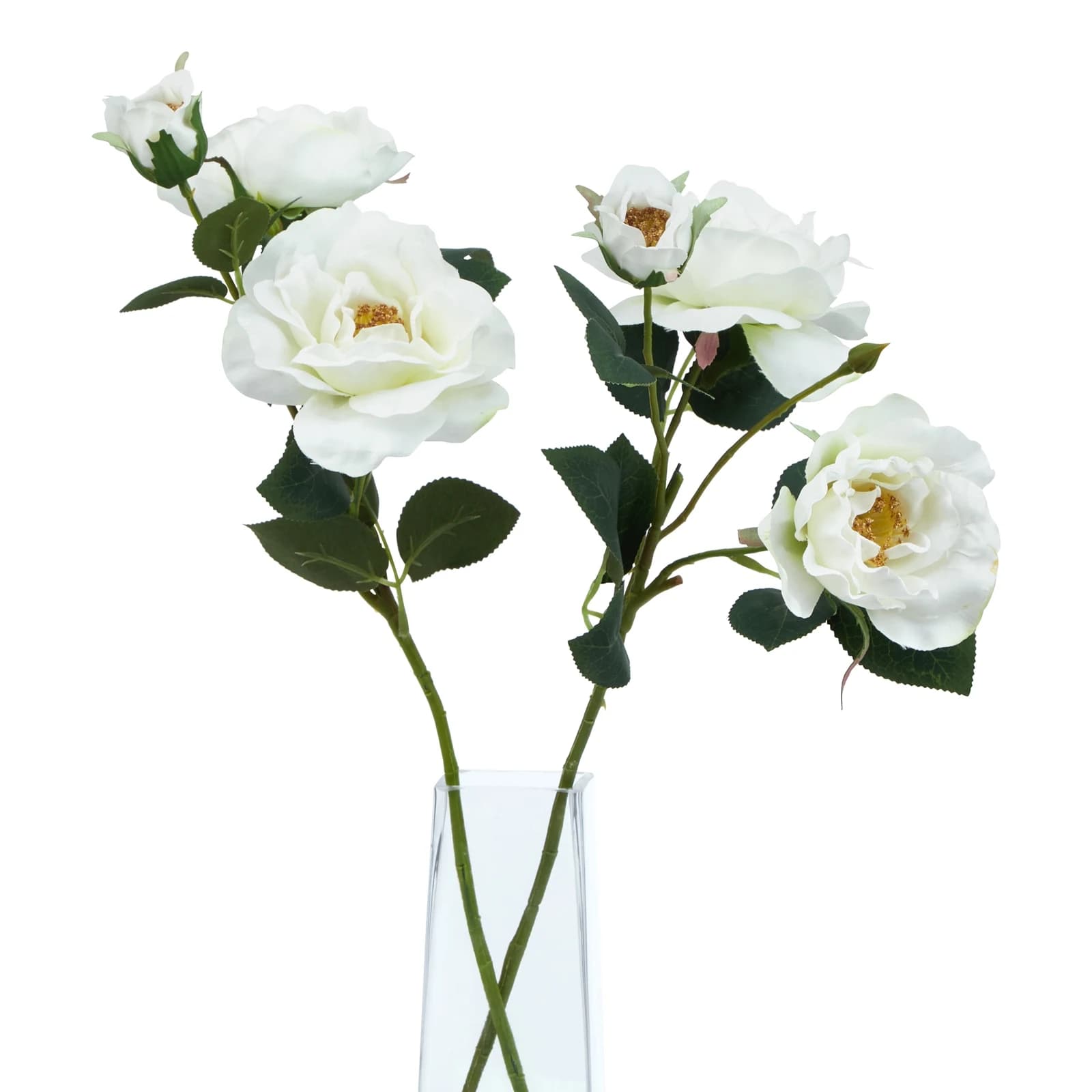 The Natural Garden Collection White Tea Rose — Pack of 5 - Artificial plants & flowers, photo 5 of 5