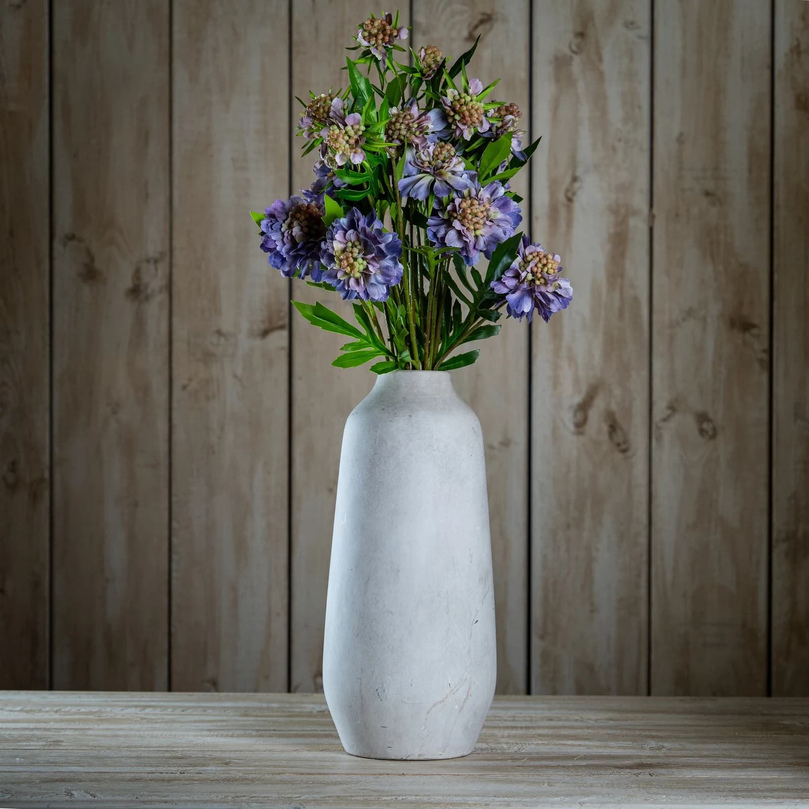 The Natural Garden Collection Purple Scabious Stem — Pack of 5 - Artificial plants & flowers, photo 2 of 4