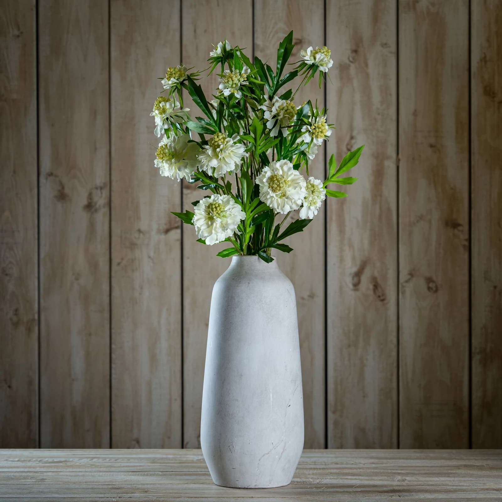 The Natural Garden Collection White Scabious Stem — Pack of 5 - Artificial plants & flowers, photo 2 of 5
