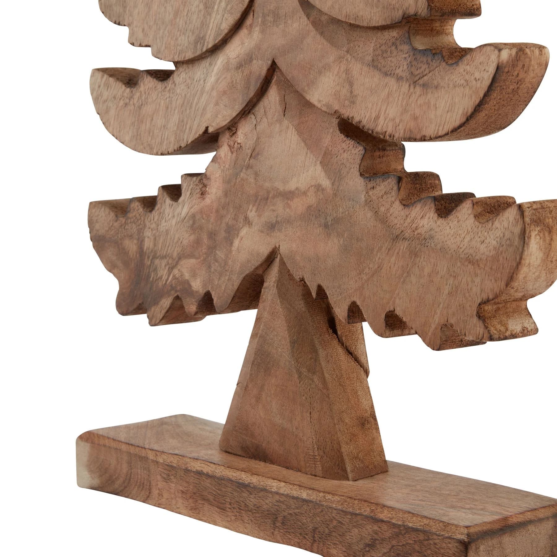 Natural Wooden Large Christmas Tree - Decorative, photo 3 of 4