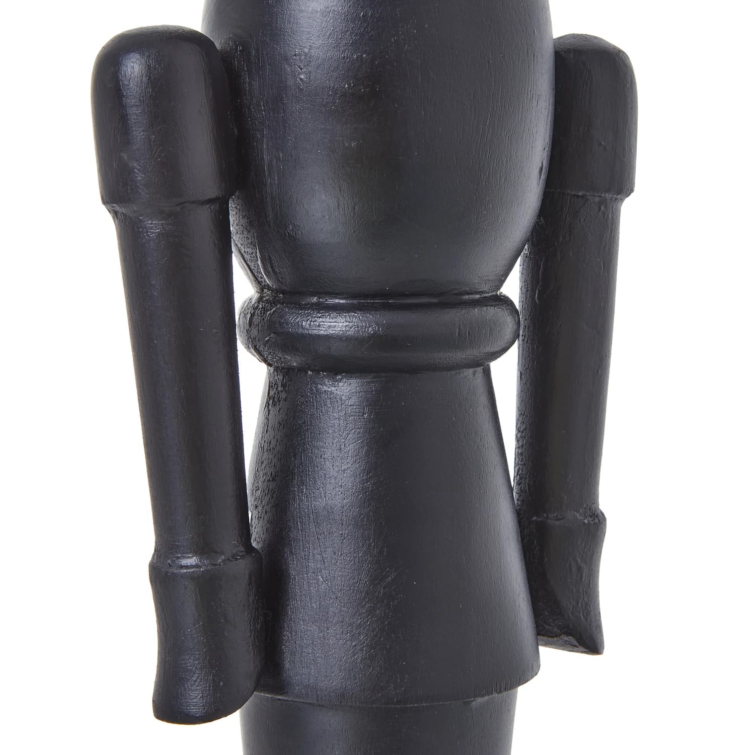 Minimalist Black Wooden Nutcracker Decoration - Artificial plants & flowers, photo 3 of 4