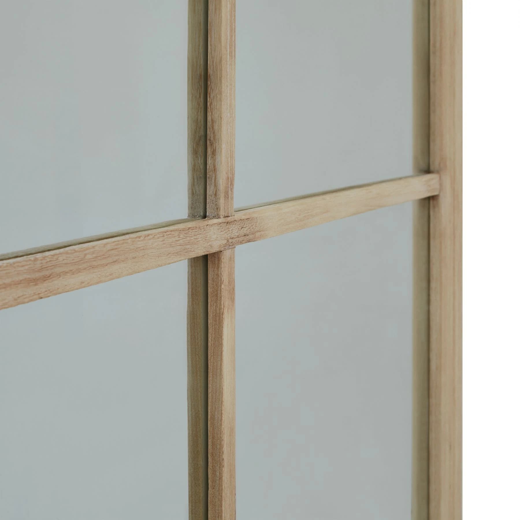 Washed Wood XL Window Mirror - Mirrors, photo 3 of 5