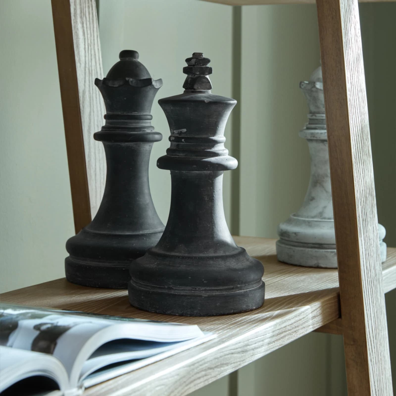 Amalfi Grey King Chess Piece - Vases, photo 2 of 5