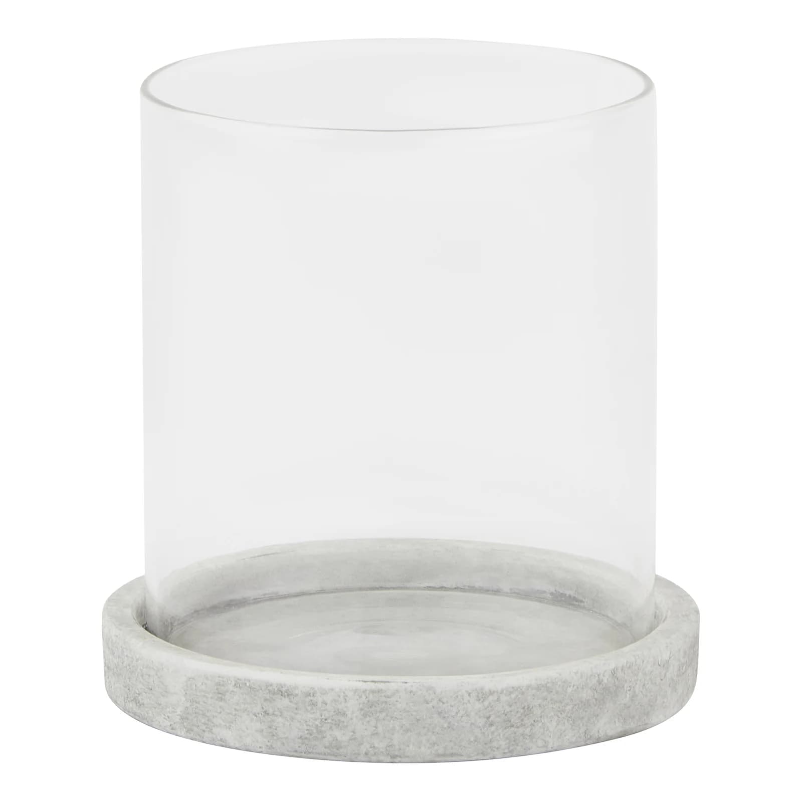 Athena Stone Hurricane Lantern - Lanterns, photo 3 of 5