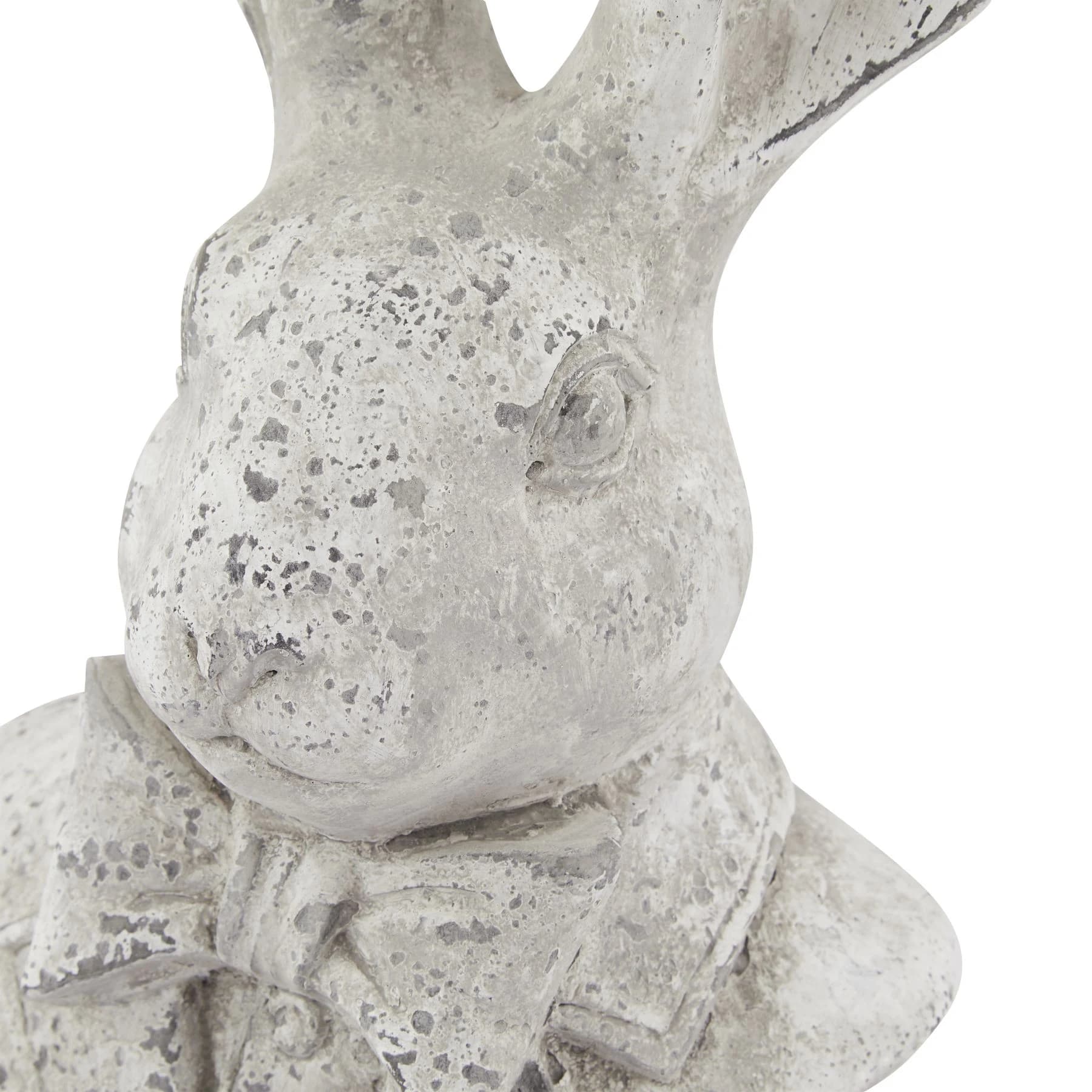 Stone Effect Tuxedo Hare Ornament - Sculptures & ornaments, photo 2 of 3