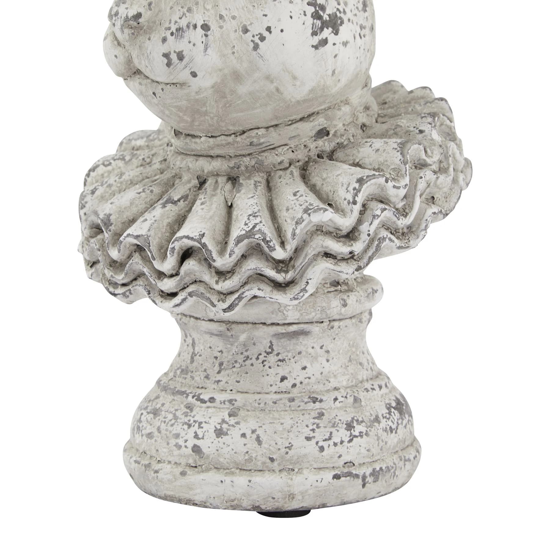 Stone Effect Ruffle Hare Ornament - Sculptures & ornaments, photo 3 of 3