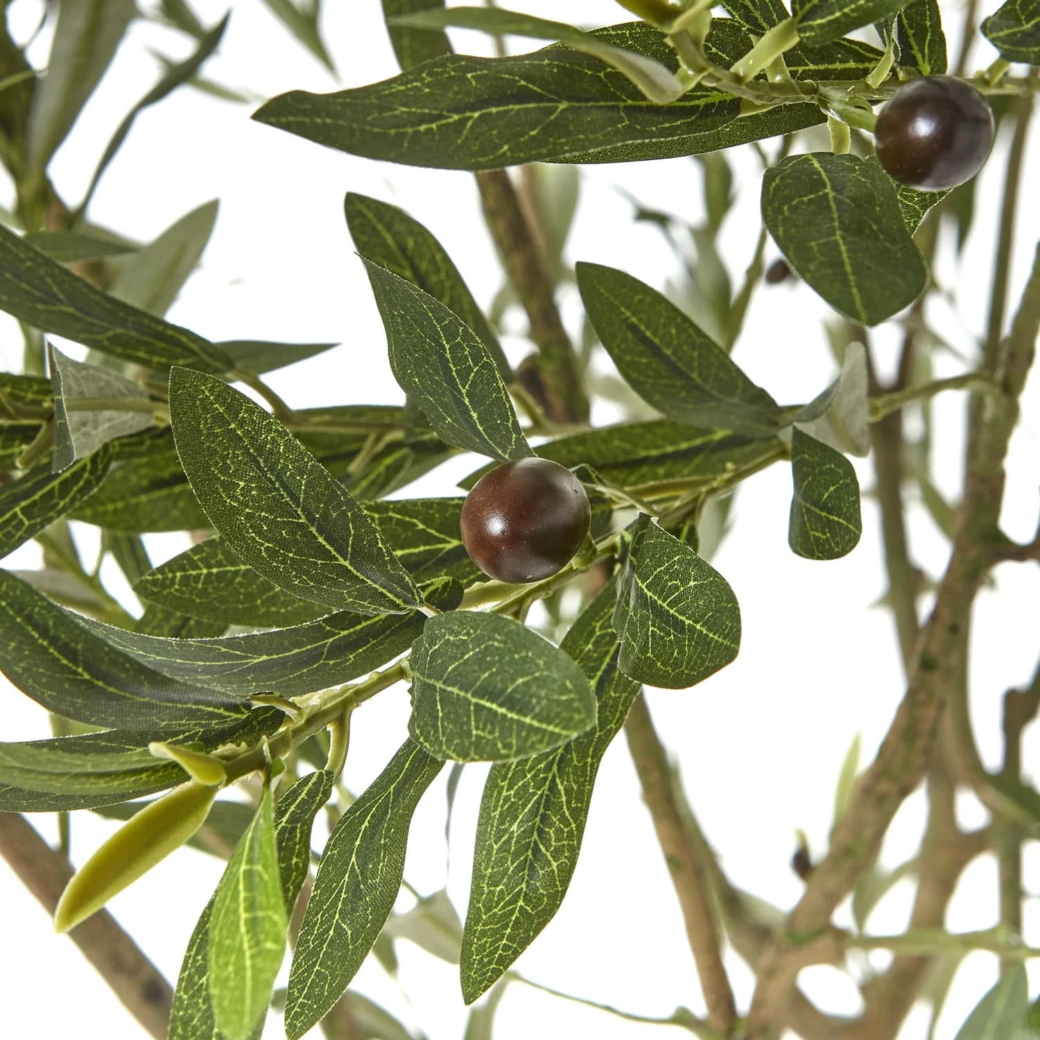 Apulia Olive Tree In White Pot 240Cm - Artificial plants & flowers, photo 2 of 5