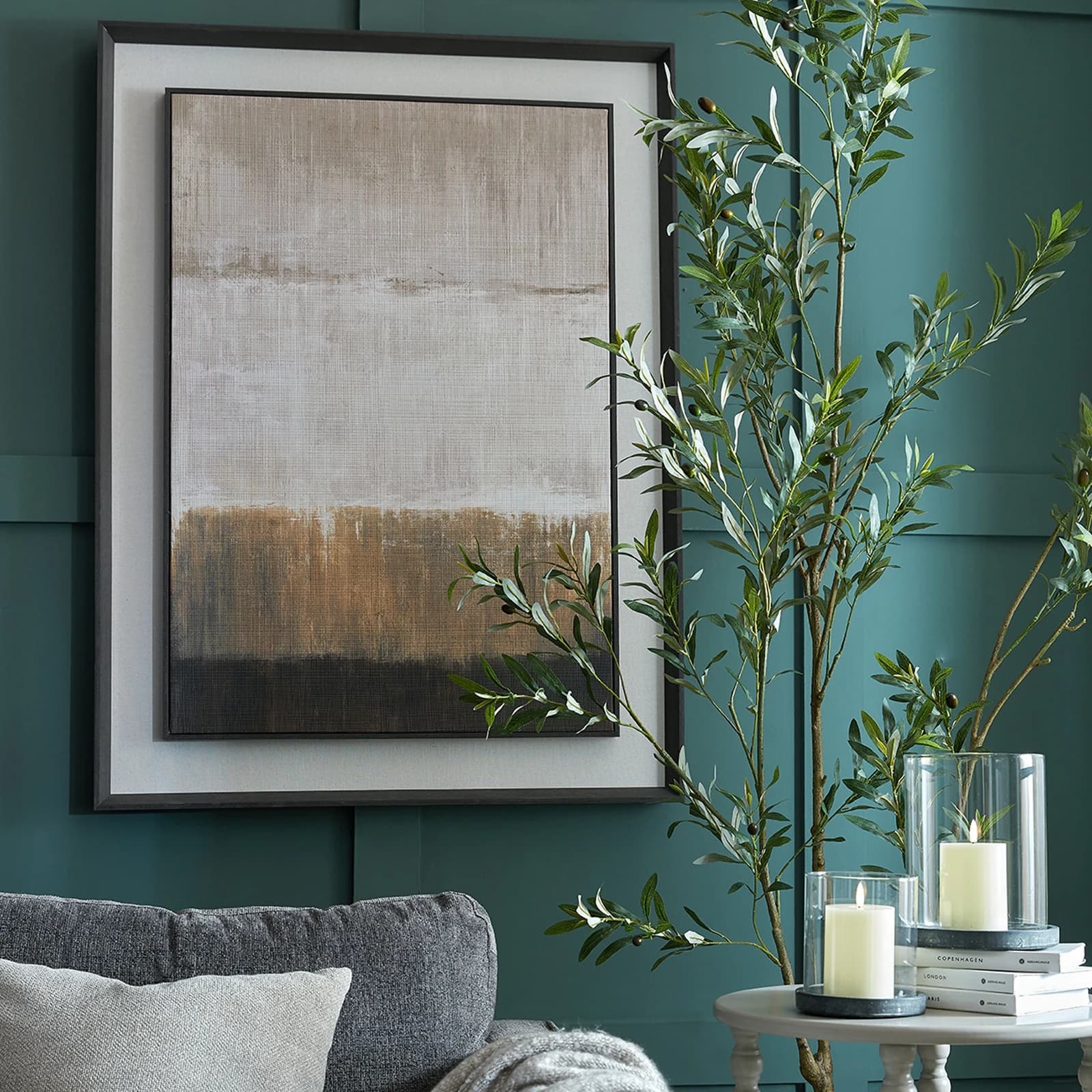 Extra Large Moderno Painting On Linen Mounted In Frame - Wall art & frames, photo 5 of 6