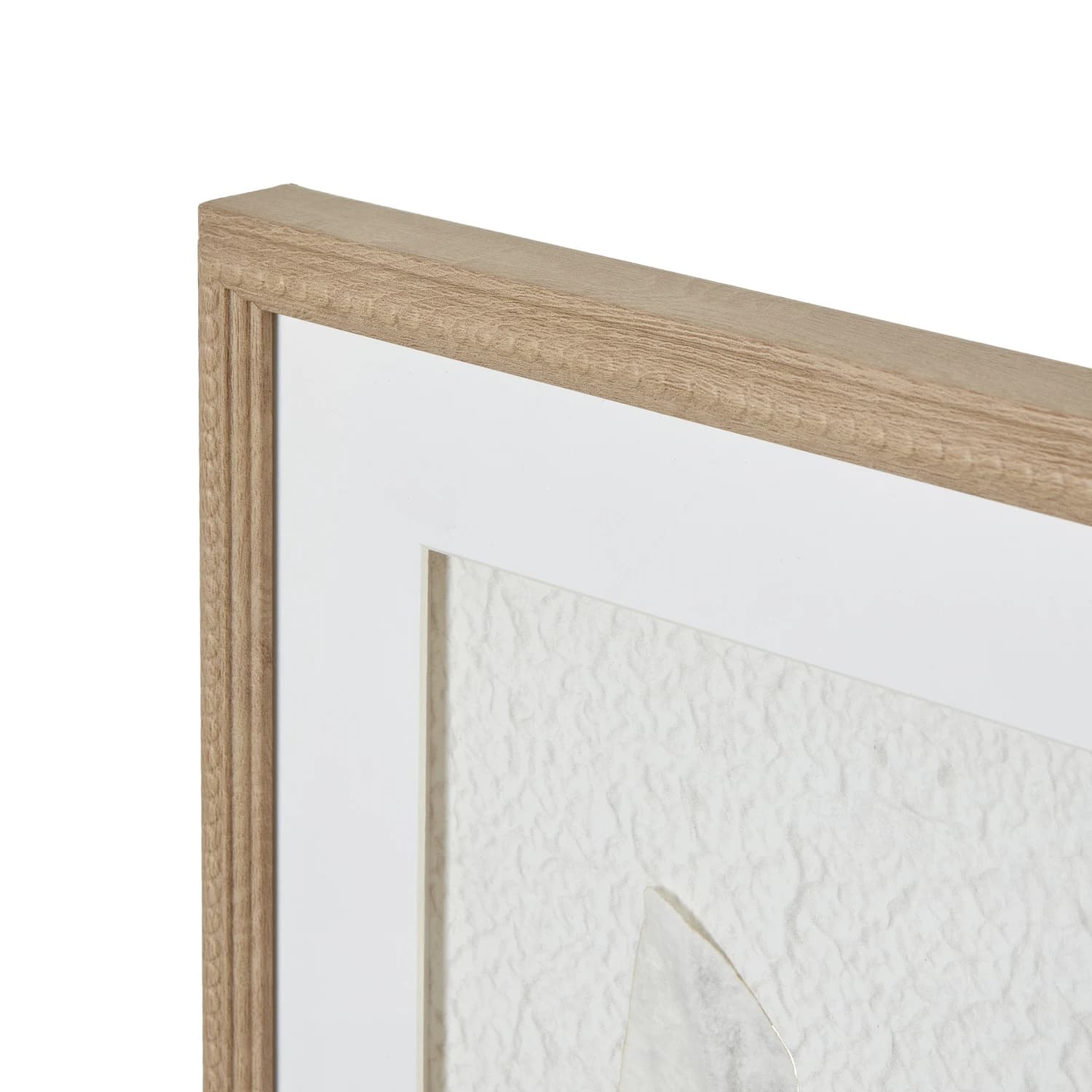 Solli White Feathers Art Mounted In Beaded Frame - Wall art & frames, photo 5 of 6