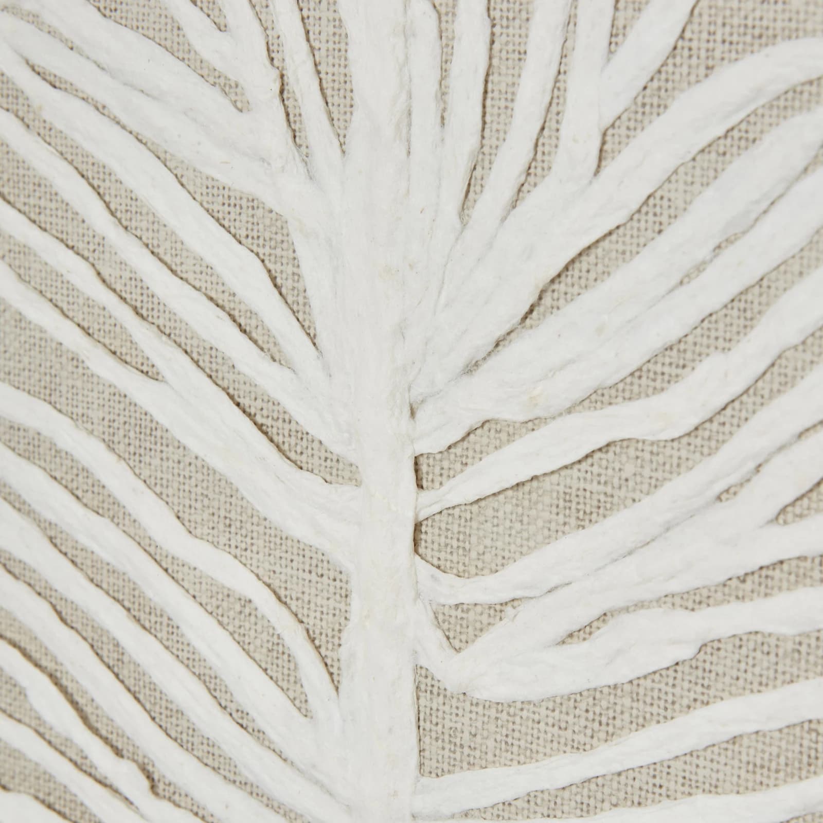 Large Plume White Feather Art Mounted In Beaded Frame - Wall art & frames, photo 4 of 5