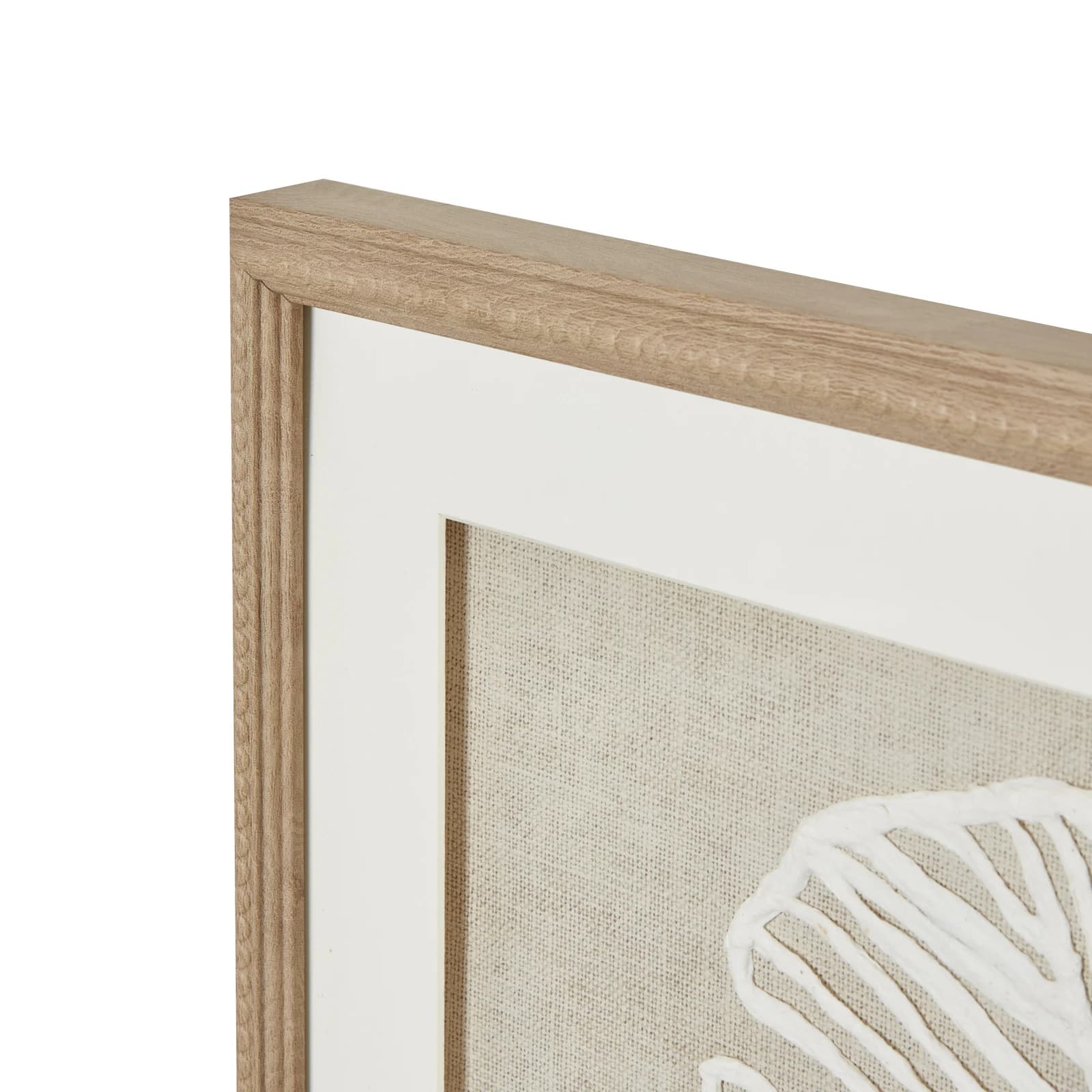 Large Plume White Feather Art Mounted In Beaded Frame - Wall art & frames, photo 5 of 5