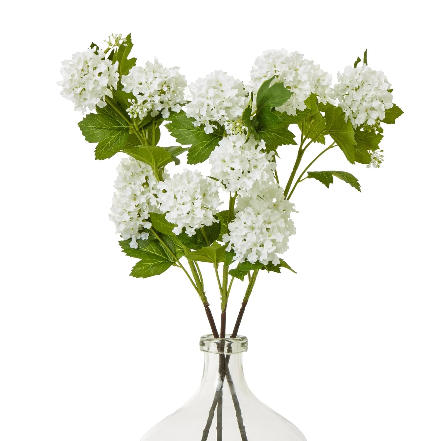 Cream Snowball Viburnum Spray — Pack of 5 - Artificial plants & flowers, photo 3 of 5