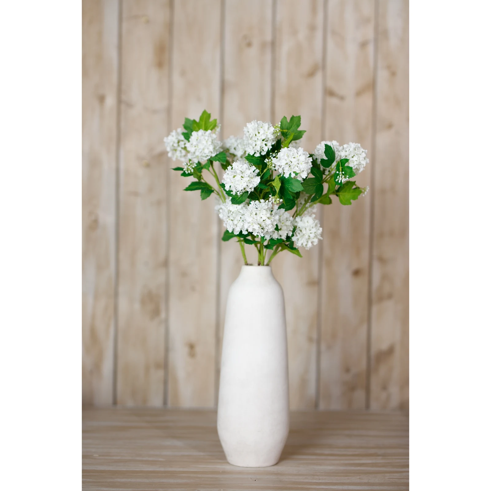Cream Snowball Viburnum Spray — Pack of 5 - Artificial plants & flowers, photo 4 of 5