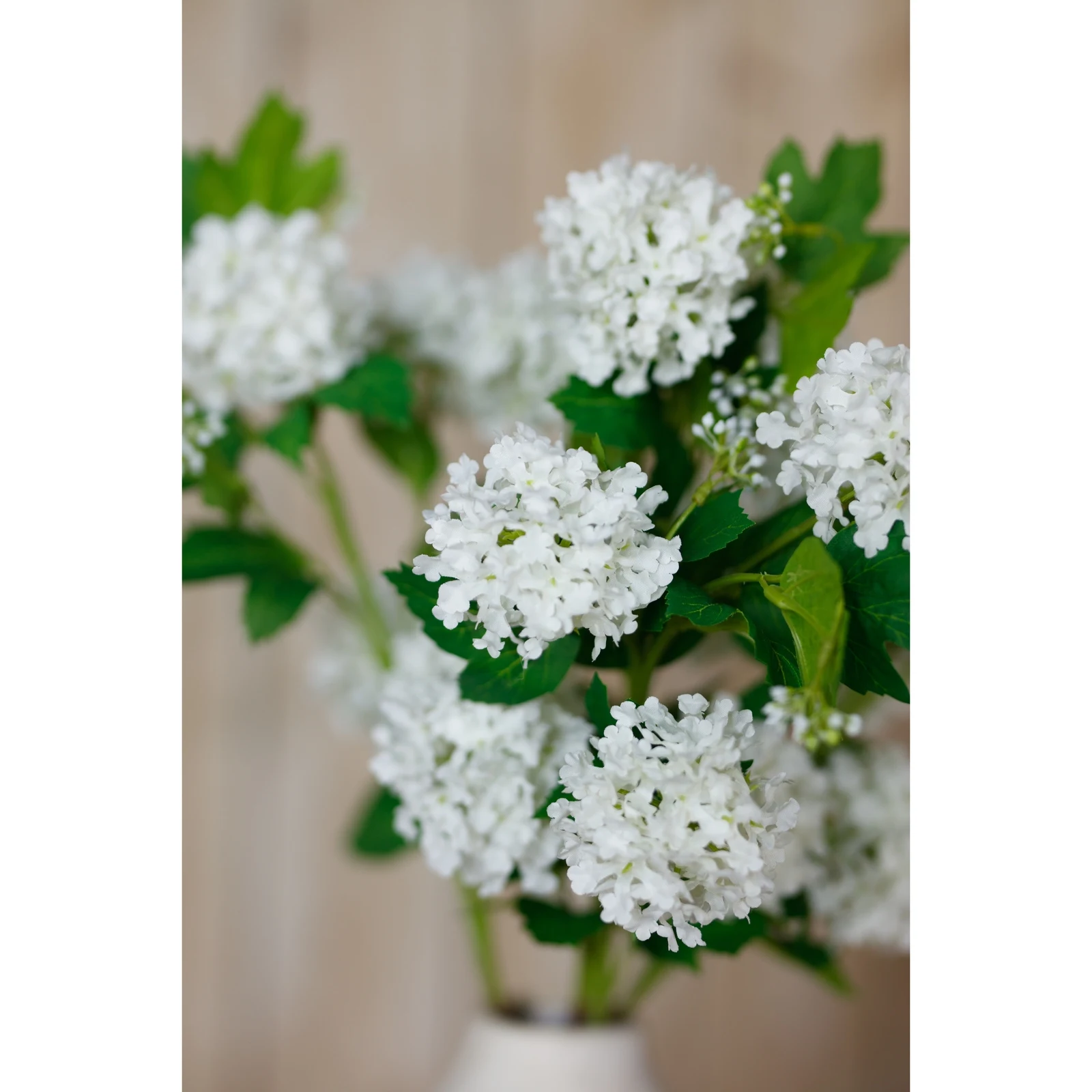 Cream Snowball Viburnum Spray — Pack of 5 - Artificial plants & flowers, photo 5 of 5