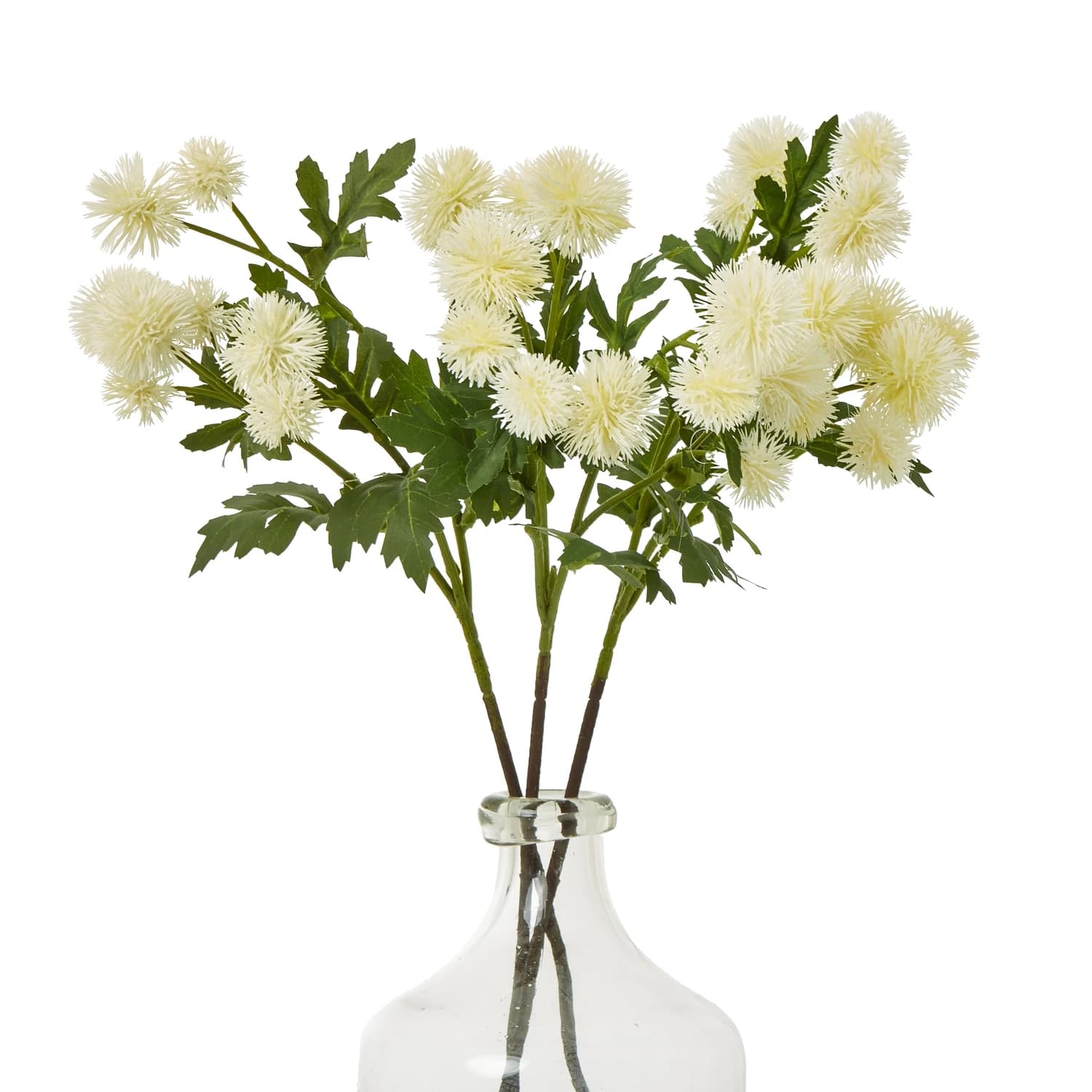 Cream Globe Thistle Spray — Pack of 5 - Artificial plants & flowers, photo 3 of 5