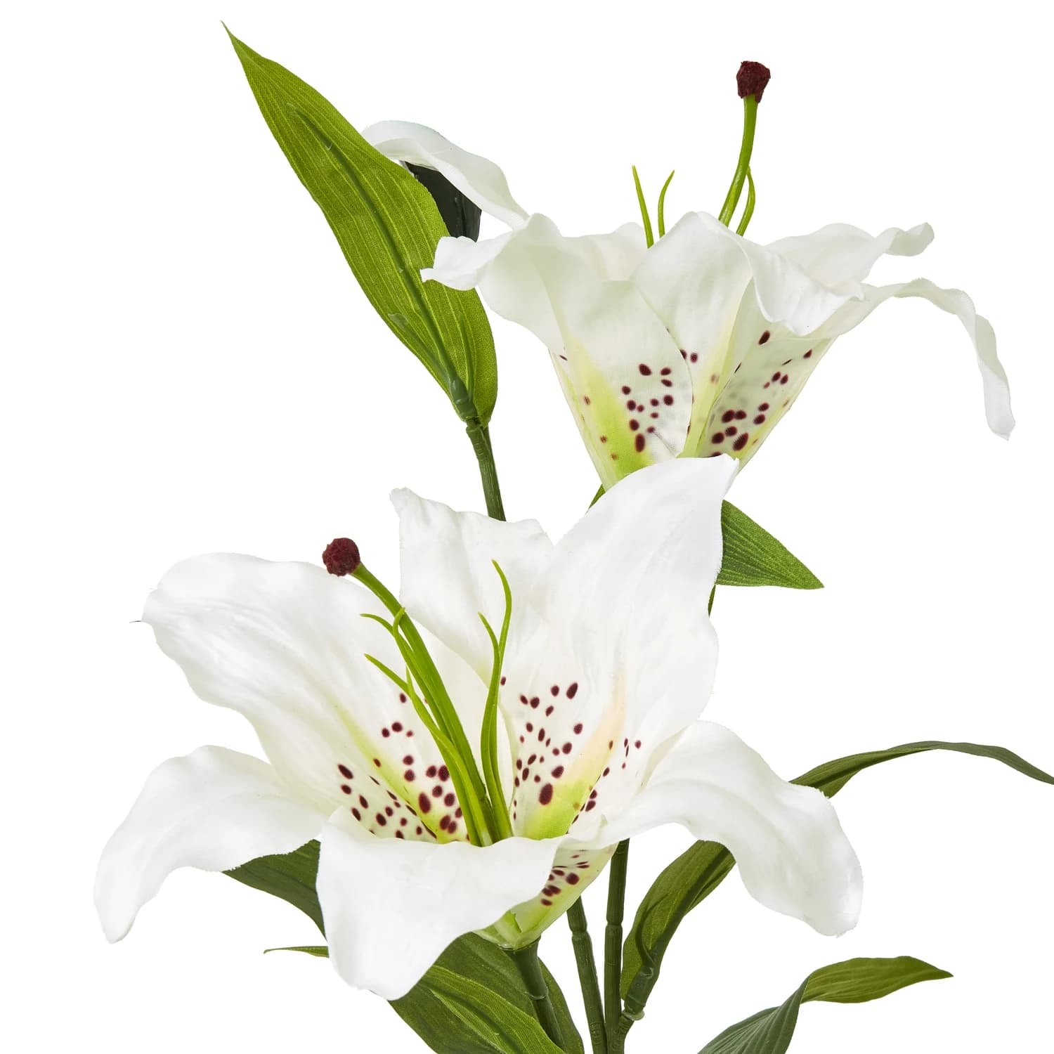 White Madonna Lily Spray — Pack of 5 - Artificial plants & flowers, photo 2 of 5
