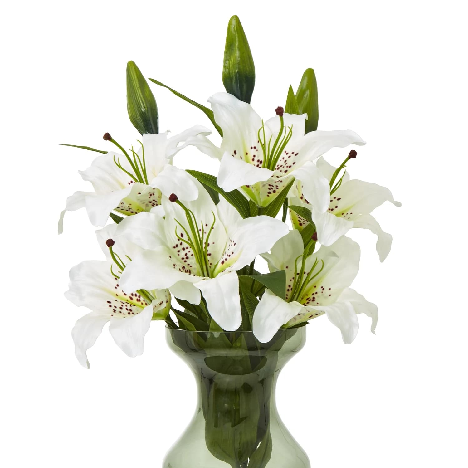 White Madonna Lily Spray — Pack of 5 - Artificial plants & flowers, photo 3 of 5