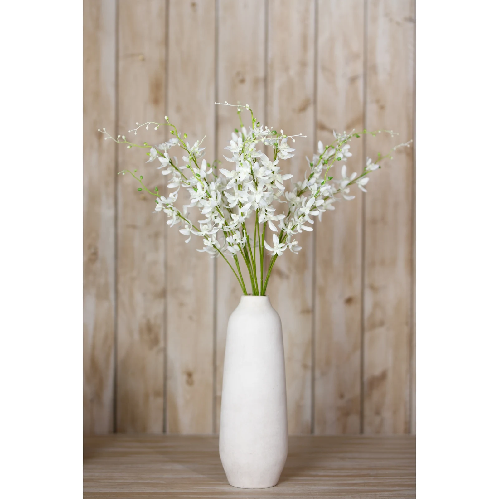 White Cymbidium Spray — Pack of 5 - Artificial plants & flowers, photo 4 of 5