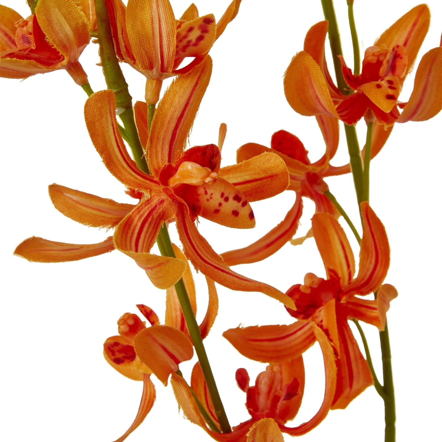 Orange Cymbidium Spray — Pack of 5 - Artificial plants & flowers, photo 2 of 3