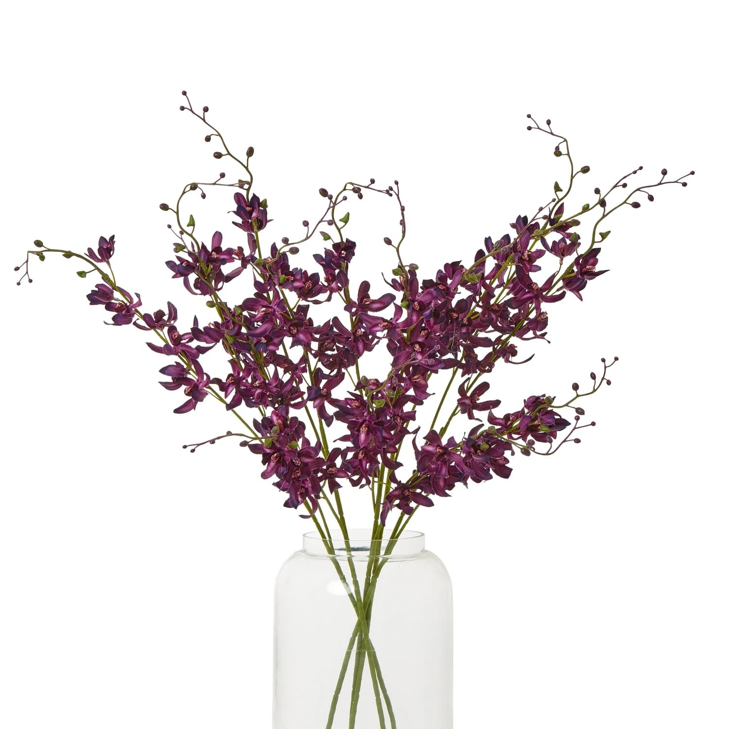 Purple Cymbidium Spray — Pack of 5 - Artificial plants & flowers, photo 3 of 3