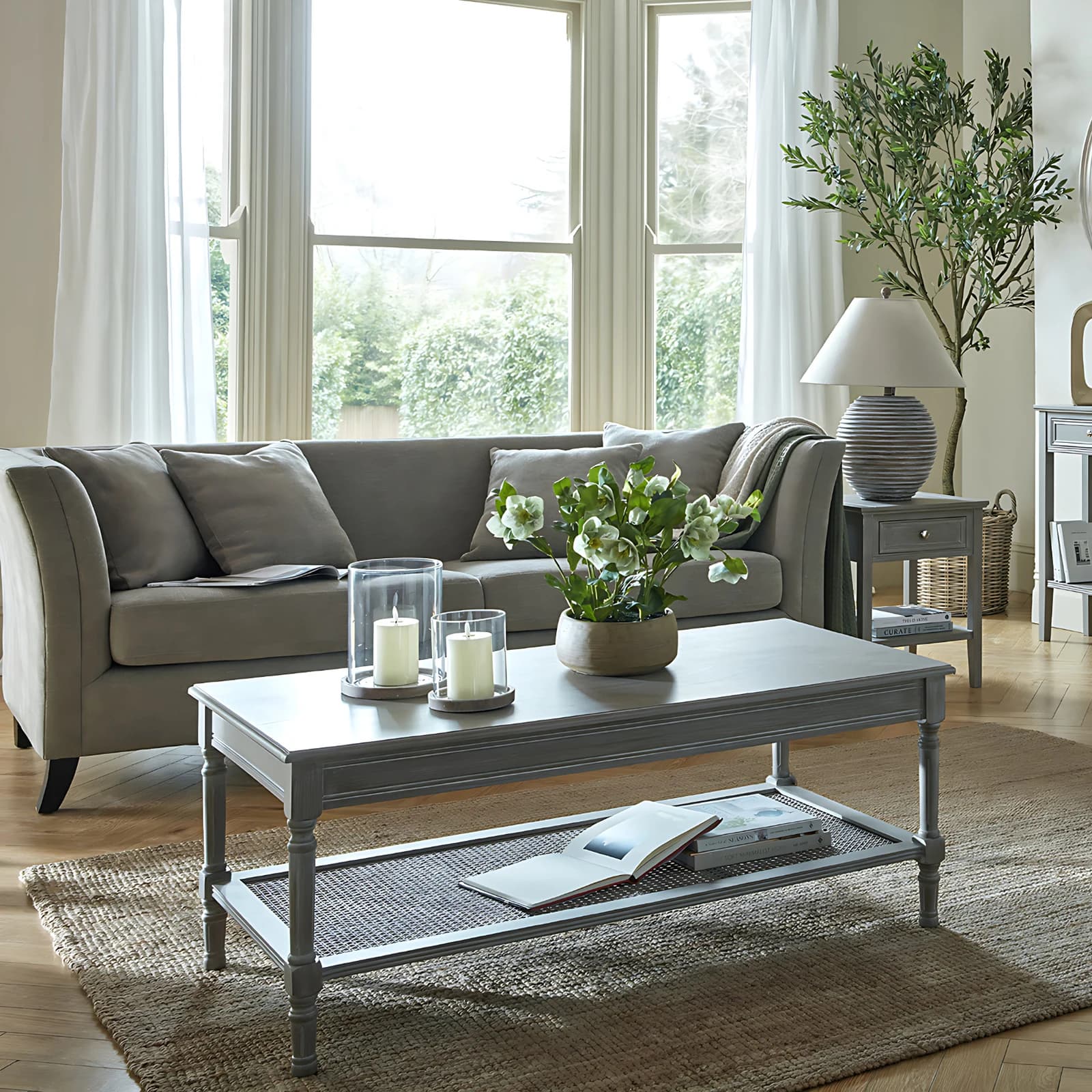 The Serene Collection One Drawer Side Table - Side tables, photo 3 of 6