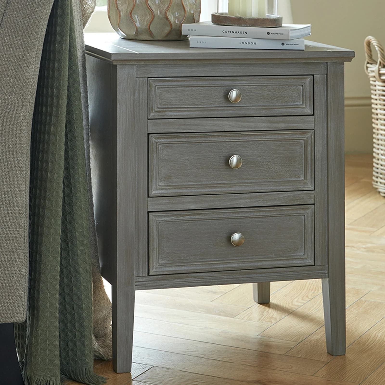 The Serene Collection Three Drawer Bedside Table - Bedside tables, photo 5 of 5