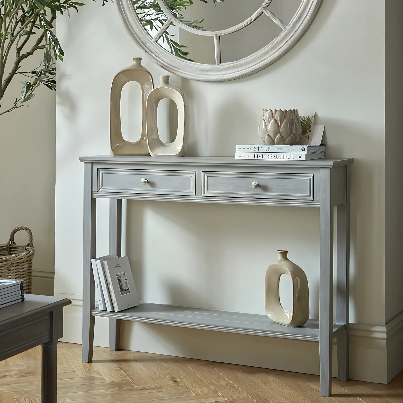 The Serene Collection Two Drawer Console Table - Console tables, photo 2 of 6