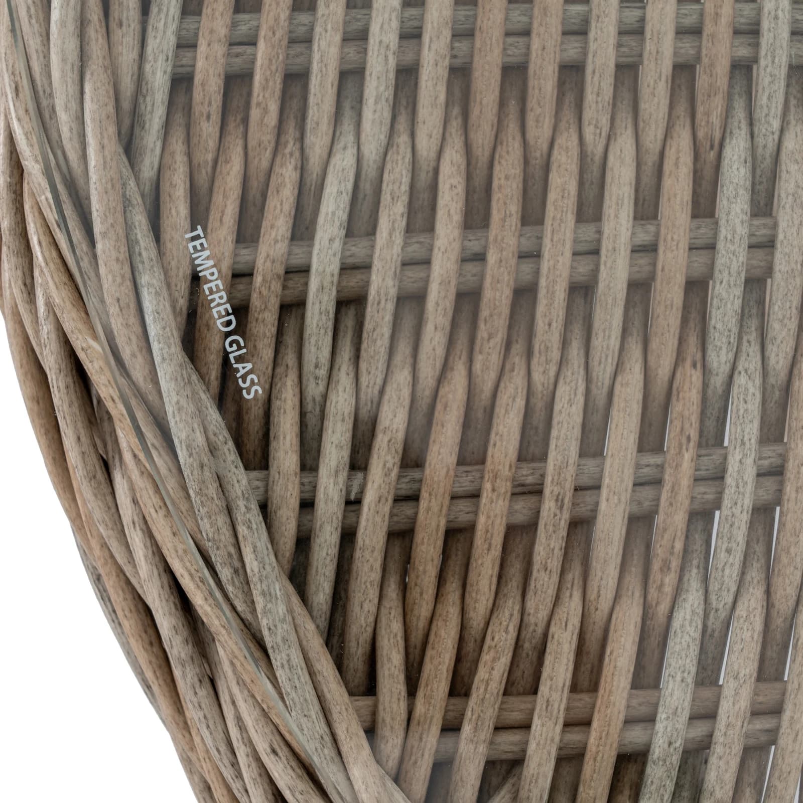 Amalfi Collection Outdoor Bistro Table With Wood Top - Outdoor, photo 4 of 5