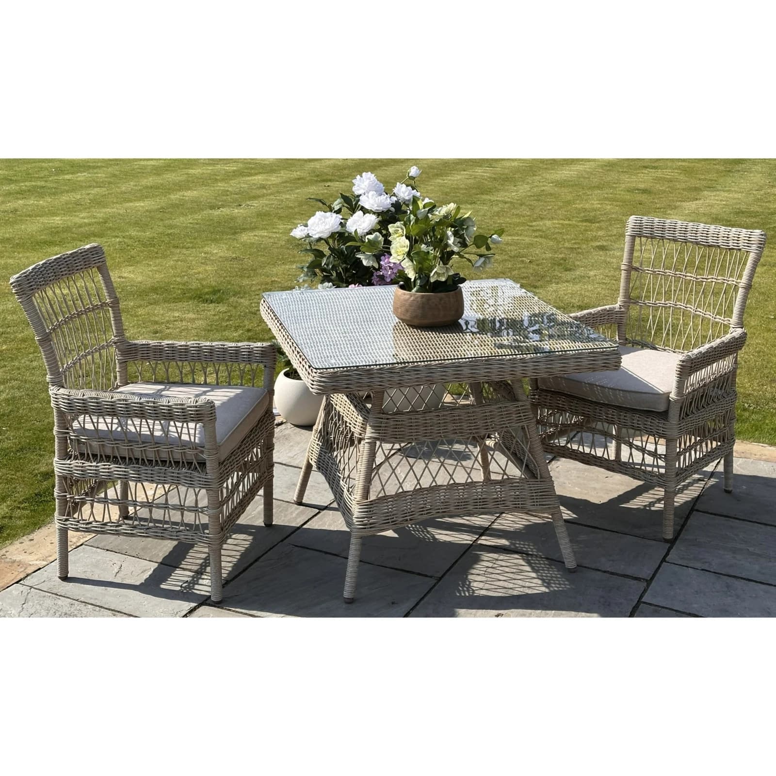 Provence Collection Outdoor 4 Seater Dining Set - Outdoor, photo 4 of 4