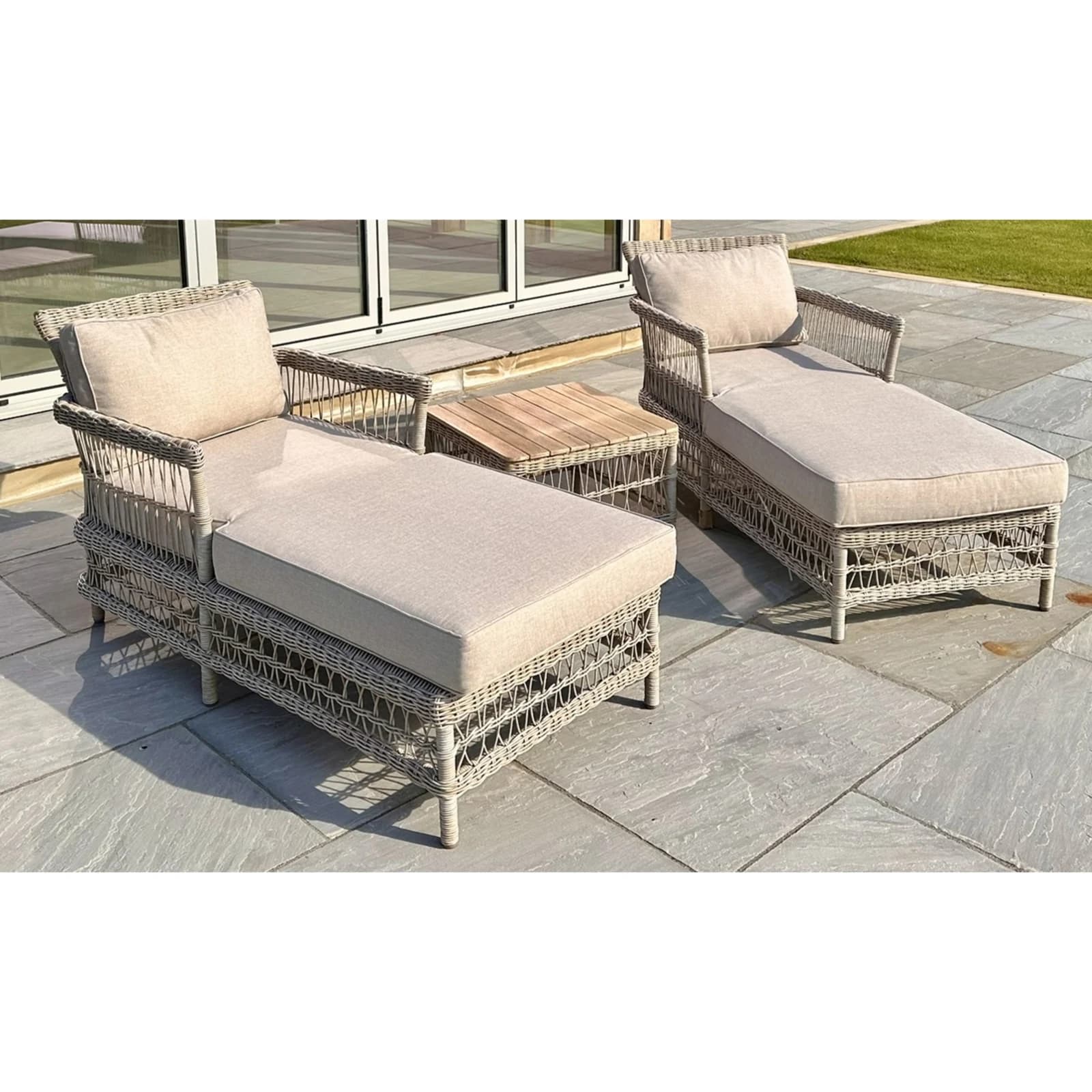 Provence Collection Outdoor Sun Lounger Set - Outdoor, photo 4 of 4