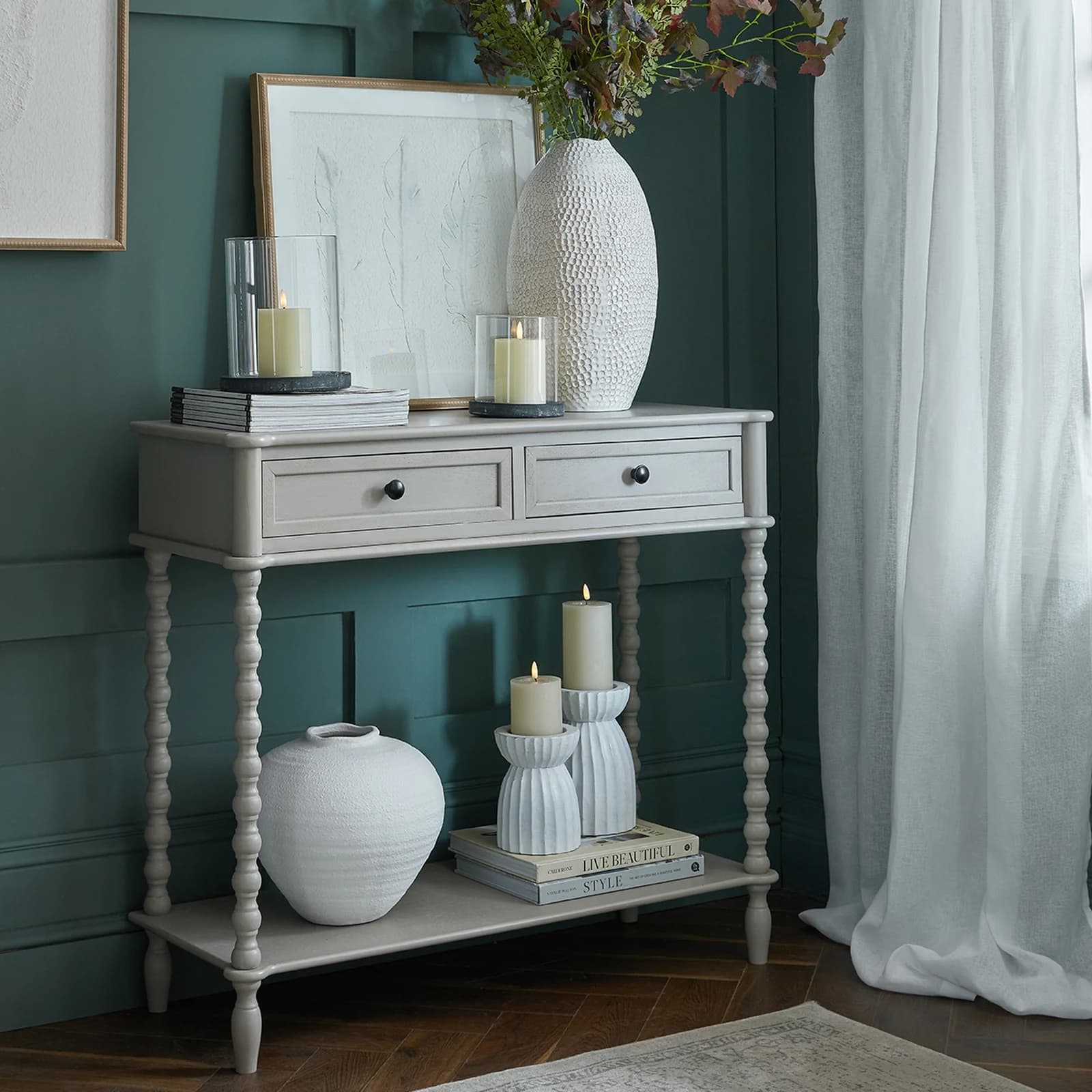 The Camden Collection Two Drawer Console Table - Console tables, photo 2 of 6