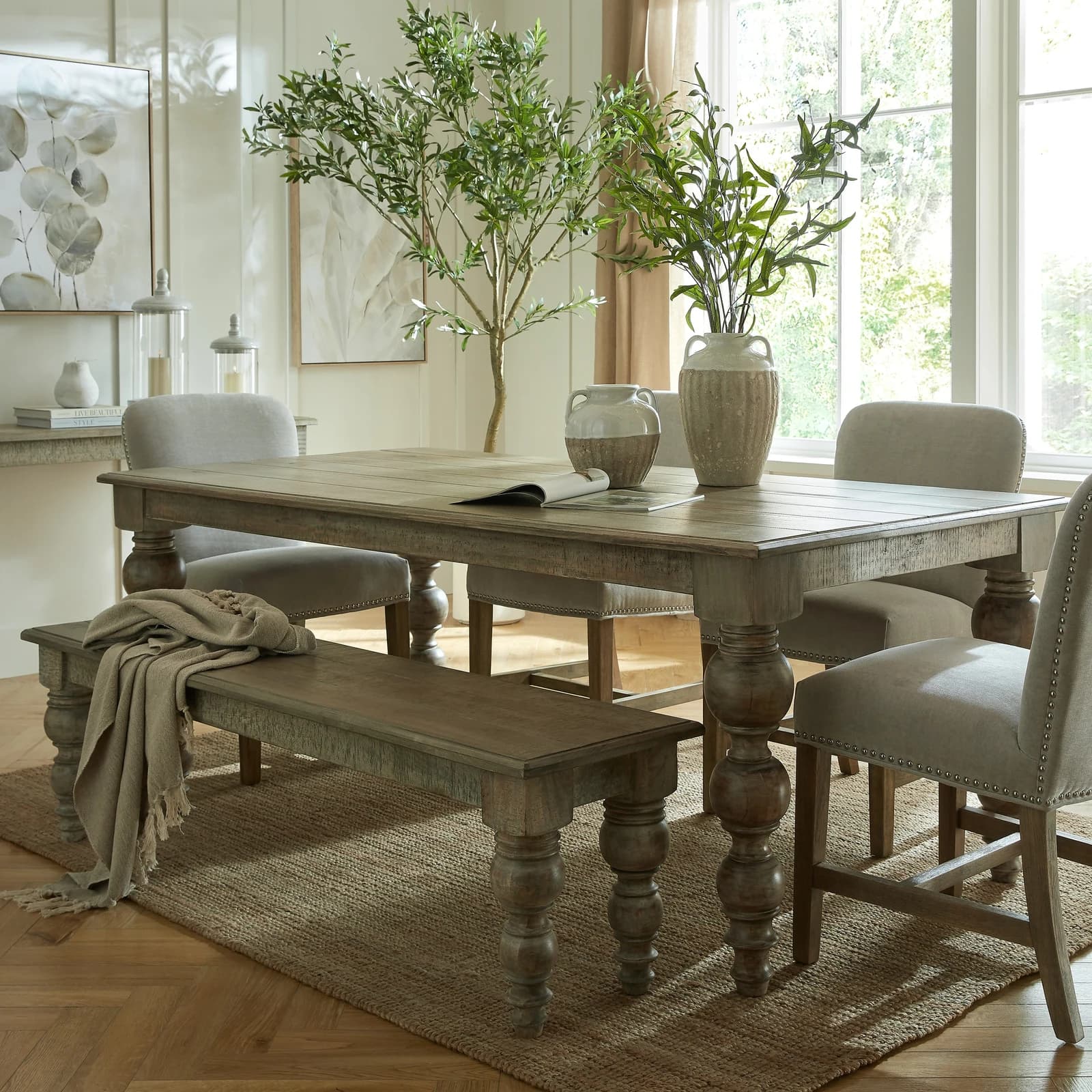 The Rutland Collection Rectangular Bench - Benches, photo 2 of 6