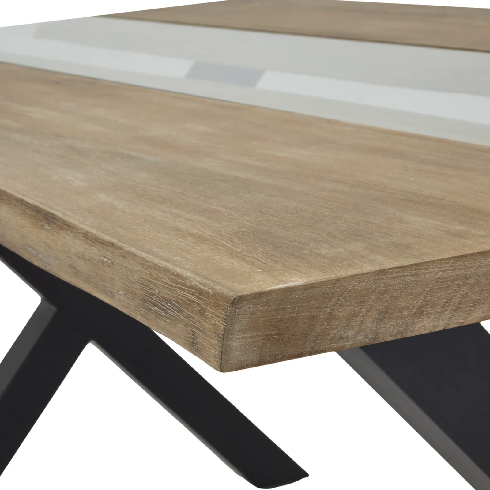 Live Edge Collection Light Acacia River Dining Table - Dining tables, photo 4 of 5