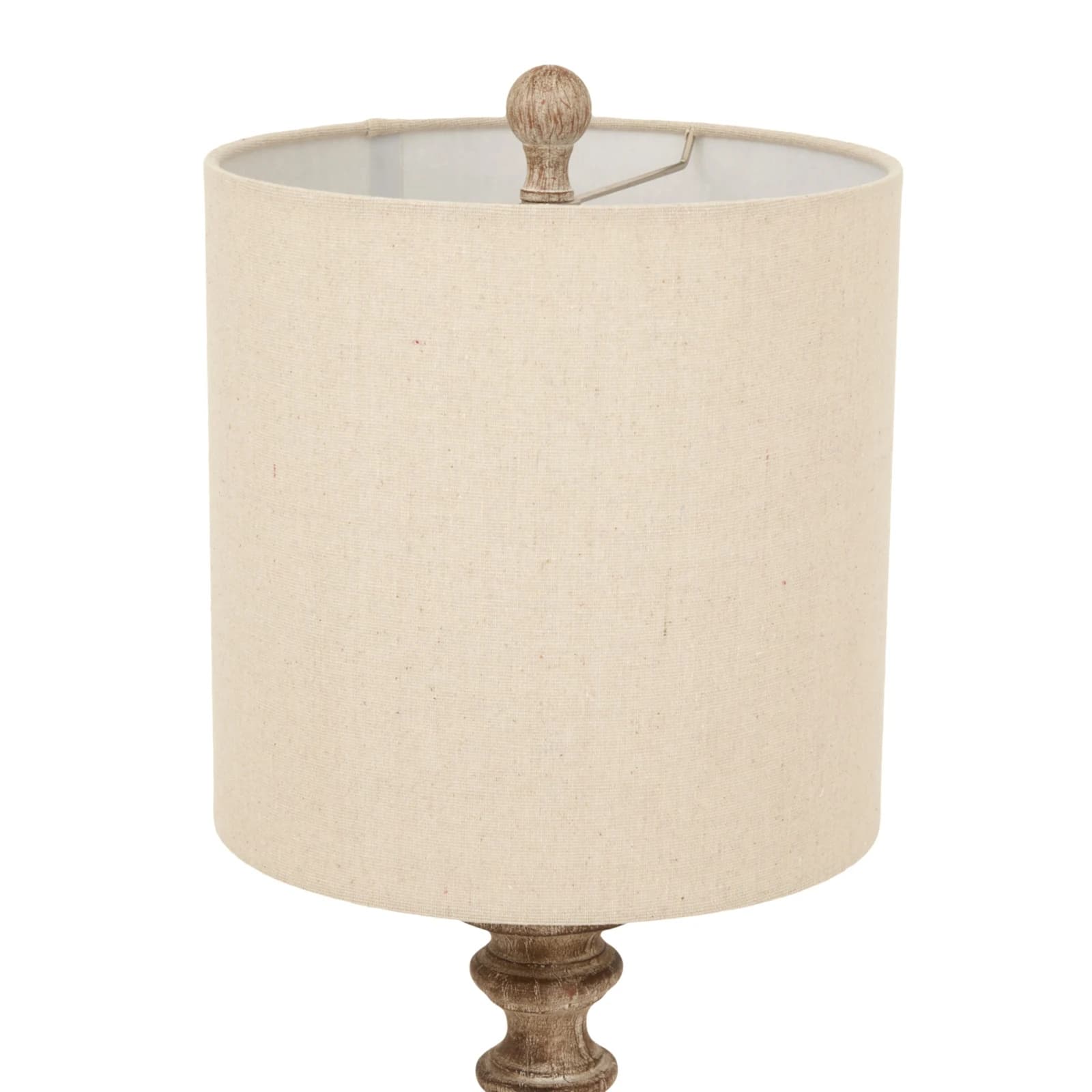 Pallido Candlestick Table Lamp With Linen Shade - Table lamps, photo 4 of 5