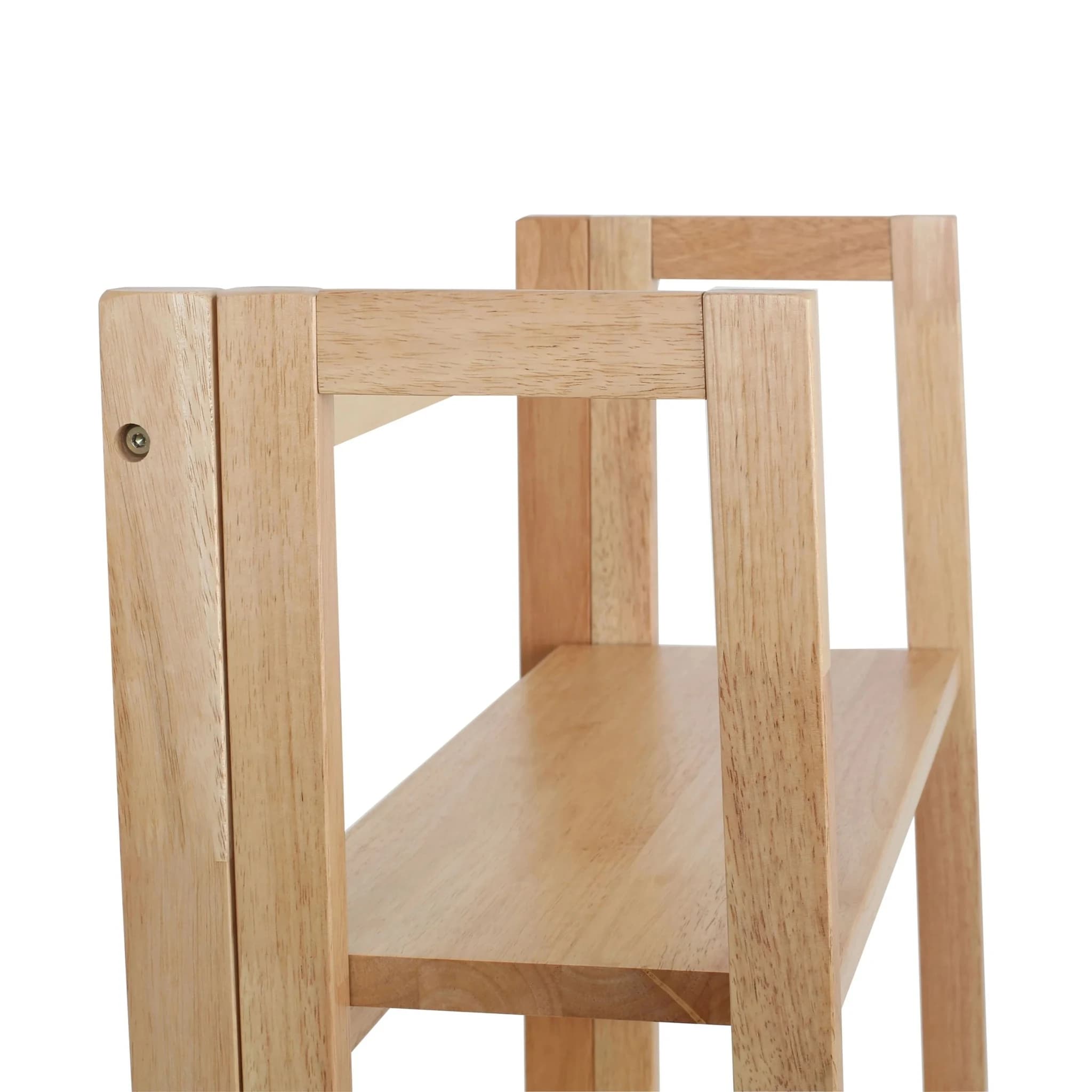 Heva 5 Tier Tropical Hevea Wood Folding Shelf Unit - Bookcases & shelving, photo 3 of 3