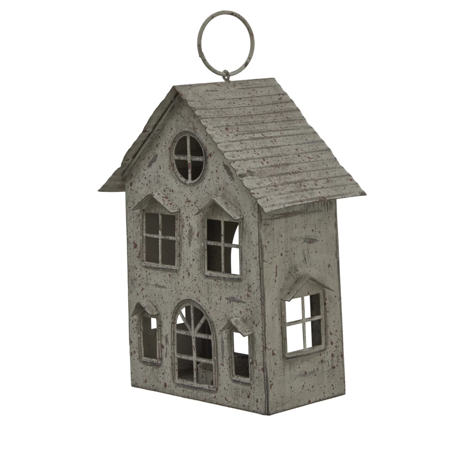Rustic Metal Hanging House With Tealight Holder - Candles, photo 2 of 3