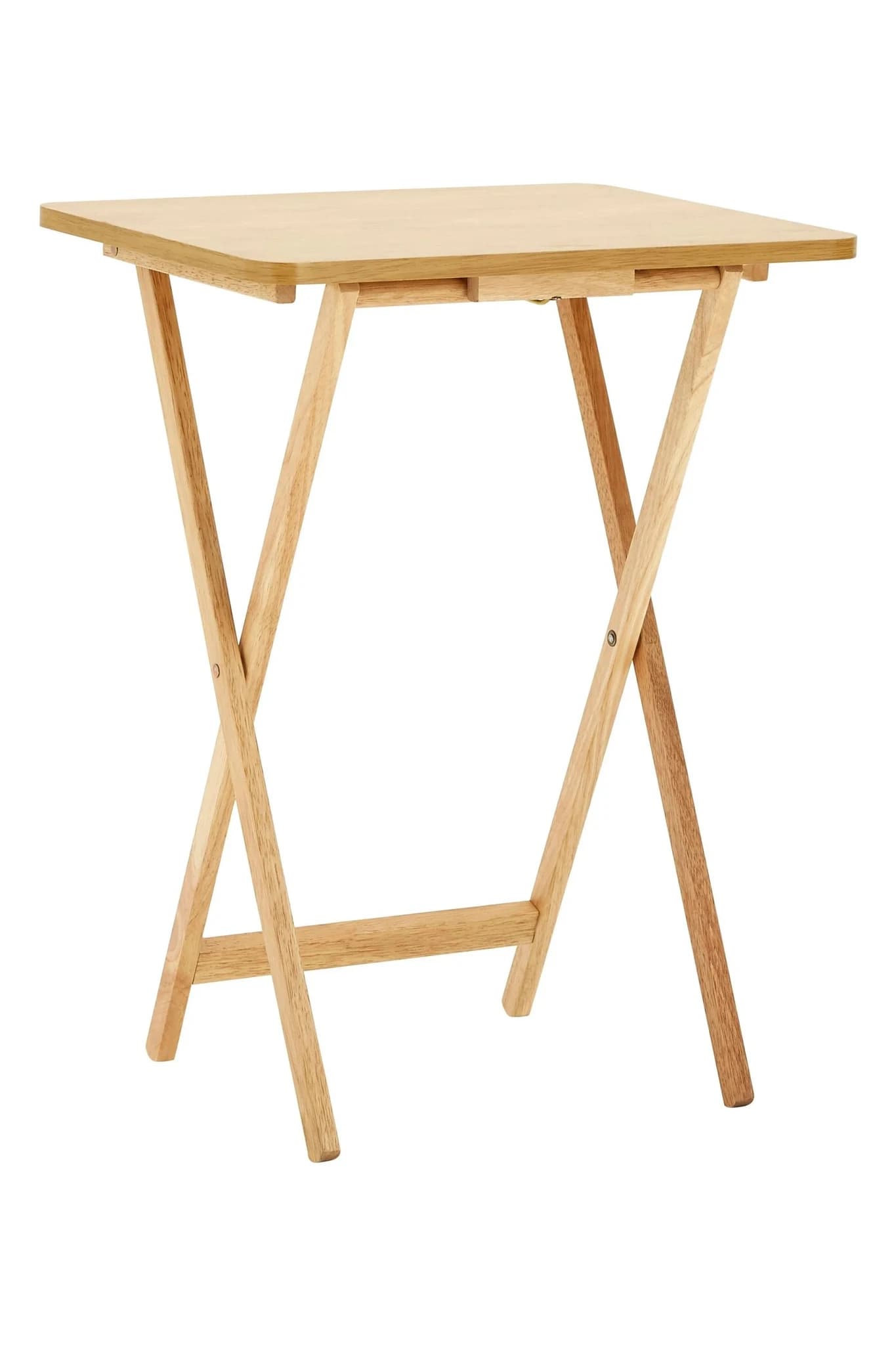 Heva Tropical Hevea Wood Folding Snack Table - Tables, photo 6 of 8