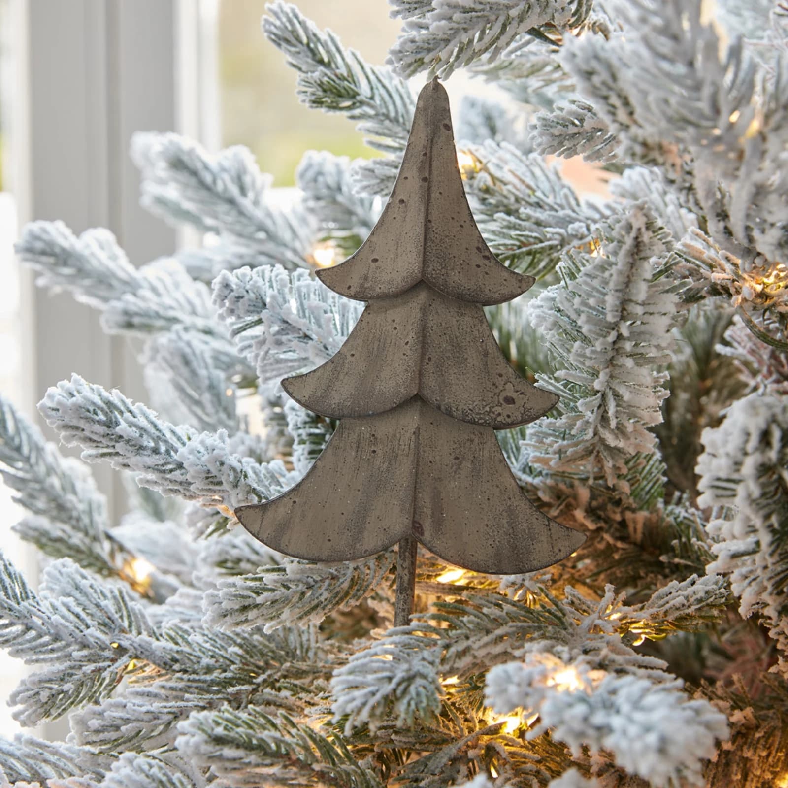 Large Rustic Metal Hanging Tree - Candles, photo 3 of 3