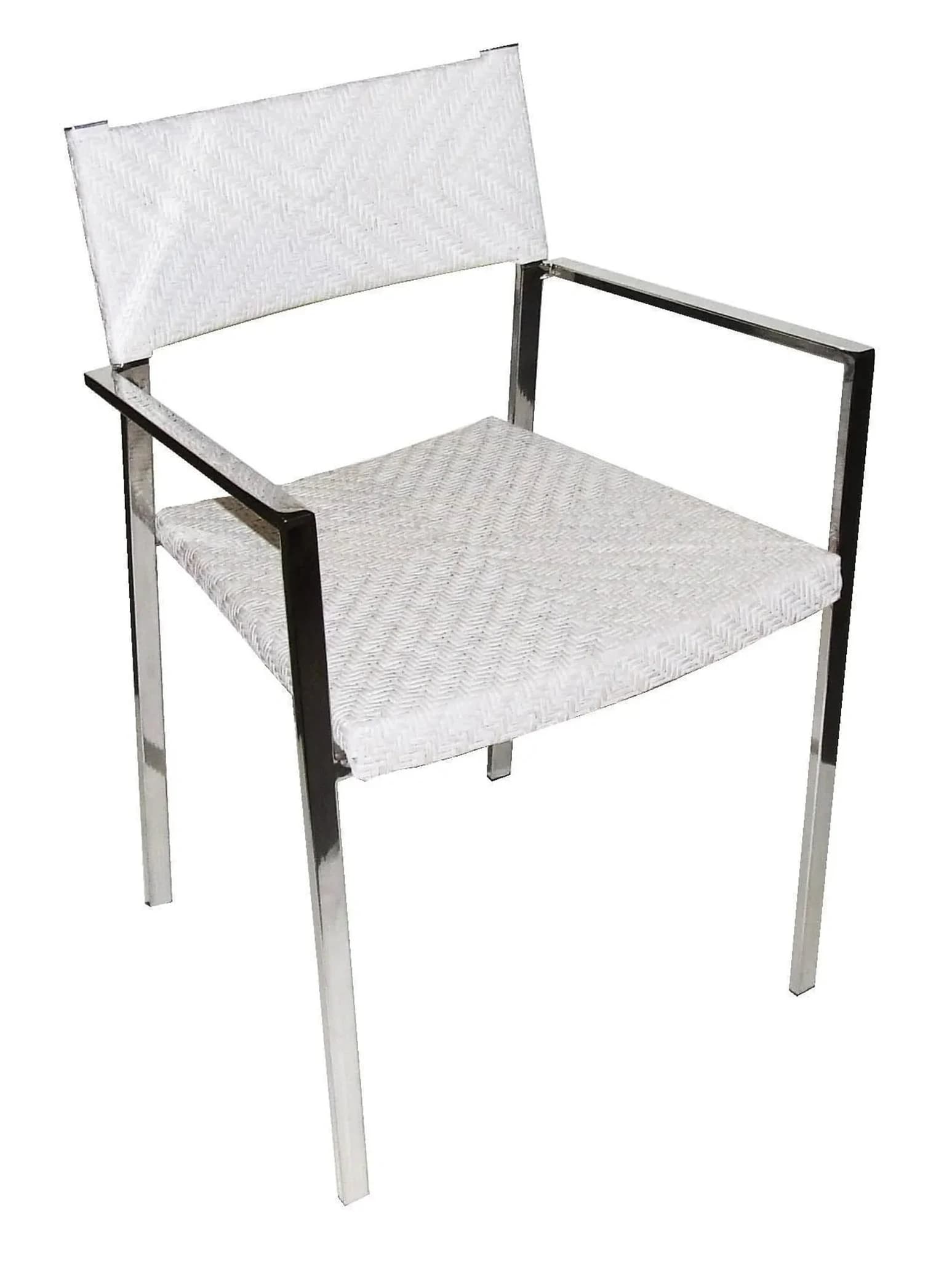 Set Of Two White Raffia Chairs - Seating, photo 2 of 2