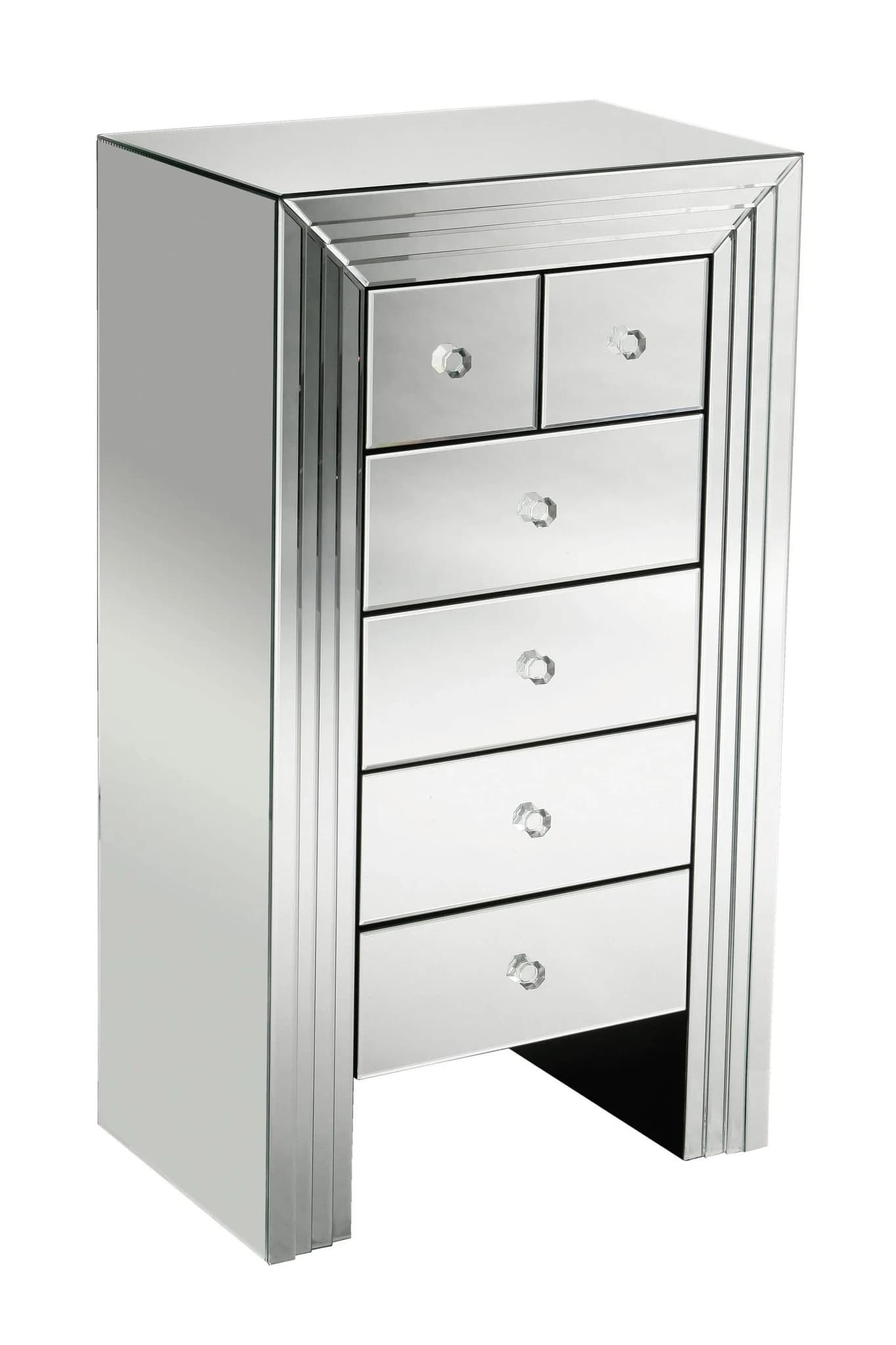 New Line Mirrored 6 Drawer Chest - Furniture, photo 2 of 2