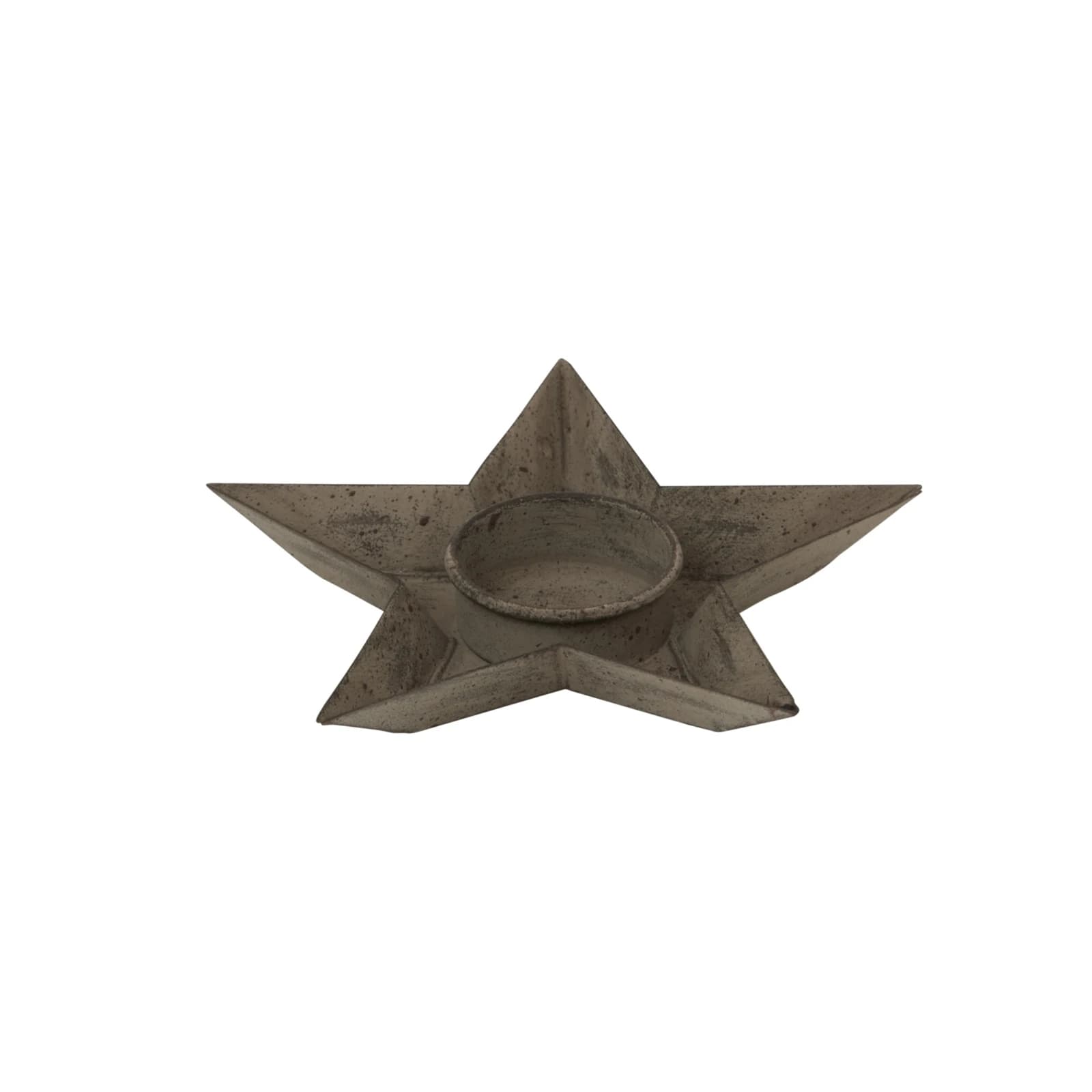 Rustic Metal Star Tealight Holder - Lanterns, photo 2 of 3