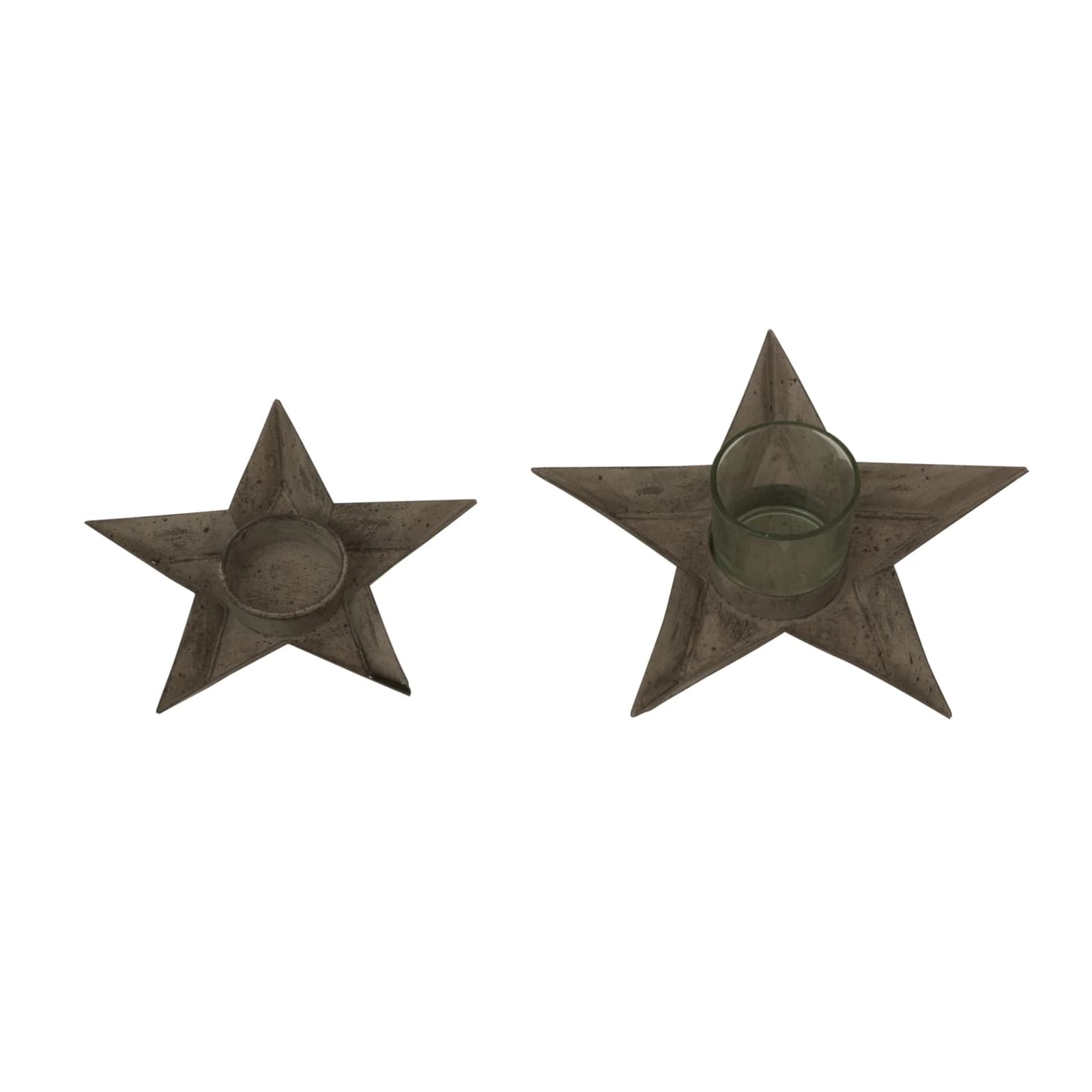 Rustic Metal Star Tealight Holder - Lanterns, photo 3 of 3