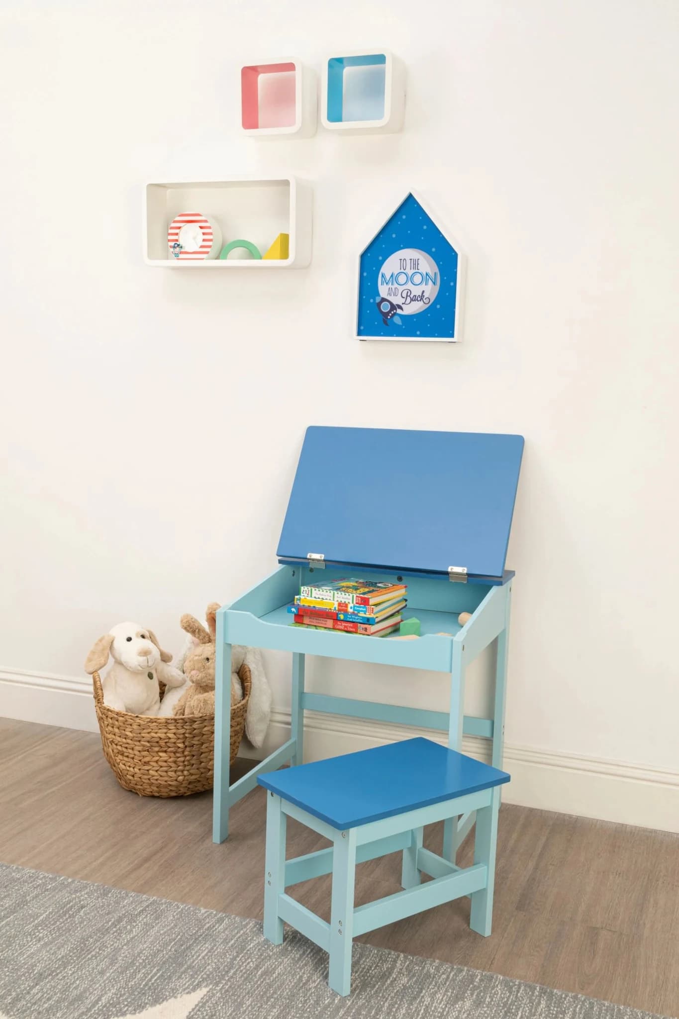 Jordan Childrens Blue Desk And Stool - Seating, photo 3 of 3