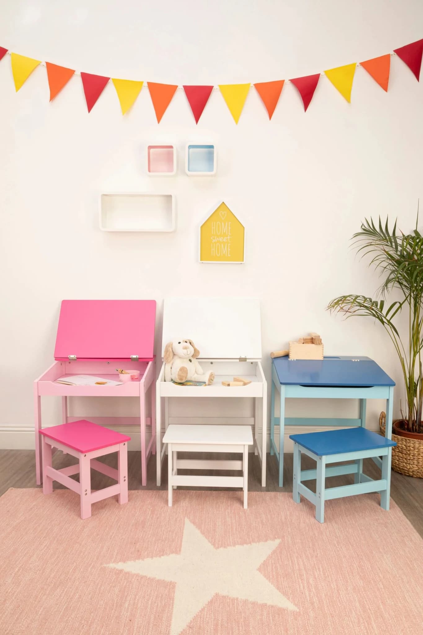 Jordan Childrens Blue Desk And Stool - Seating, photo 2 of 3